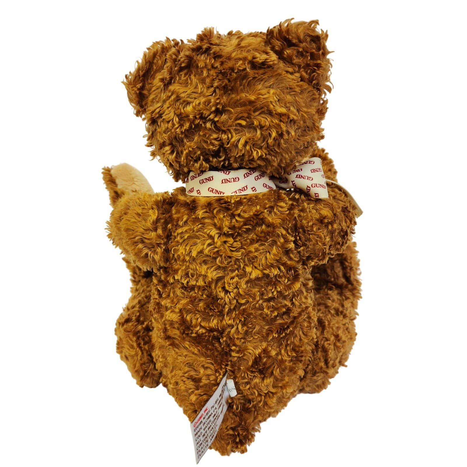 Gund Paxton Brown Shaggy Teddy Bear Plush Stuffed Animal 15231 12 inch - Thumbnail 3