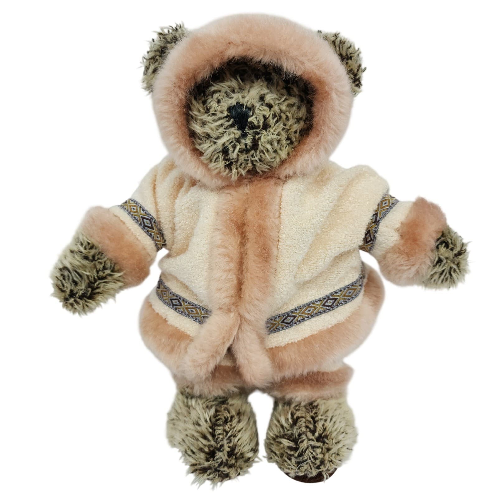 Sugar Loaf Winter Teddy Bear Plush Hooded Parka Collectible 12 "