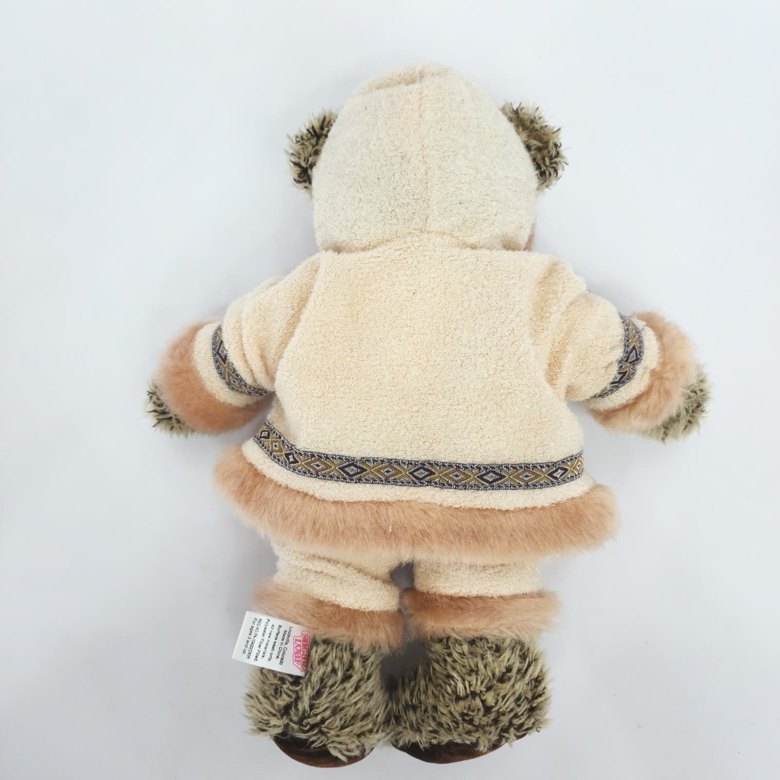 Sugar Loaf Winter Teddy Bear Plush Hooded Parka Collectible 12 " - Thumbnail 4