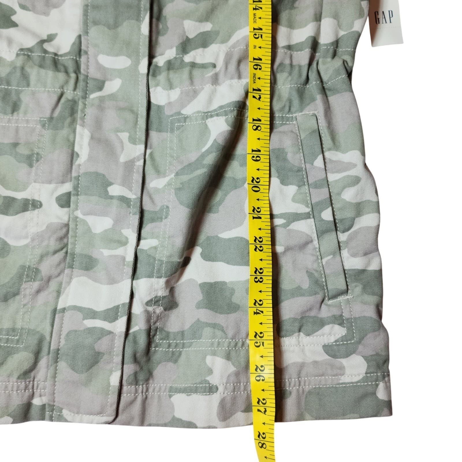 GAP Camo Utility Field Jacket Green Tan Camouflage Men's M NWT - Thumbnail 10