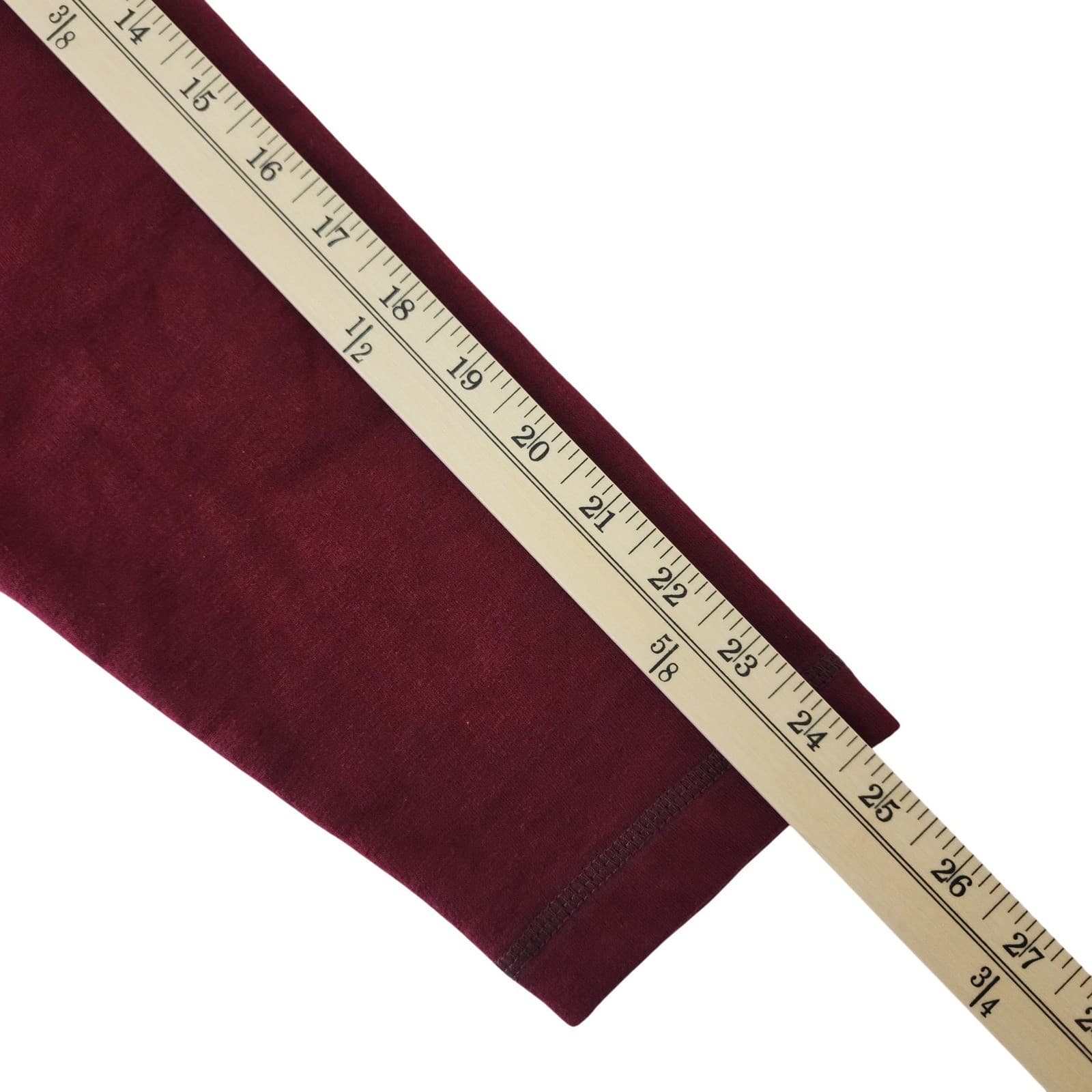 GH Bass Mens Medium Burgundy Quilted Shoulder Quarter Zip Pullover Sweater - Thumbnail 7