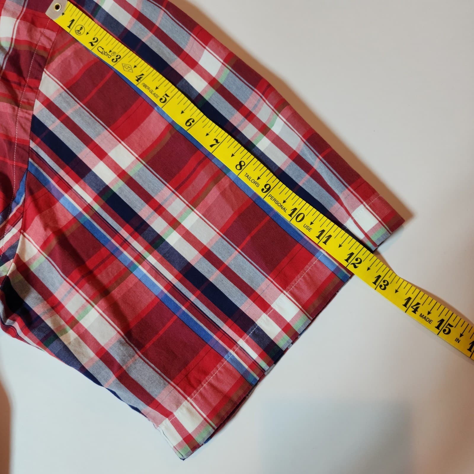 Cabela's Outfitter Shirt Men's 2XL Red Plaid Button Down Short Sleeve - Thumbnail 7
