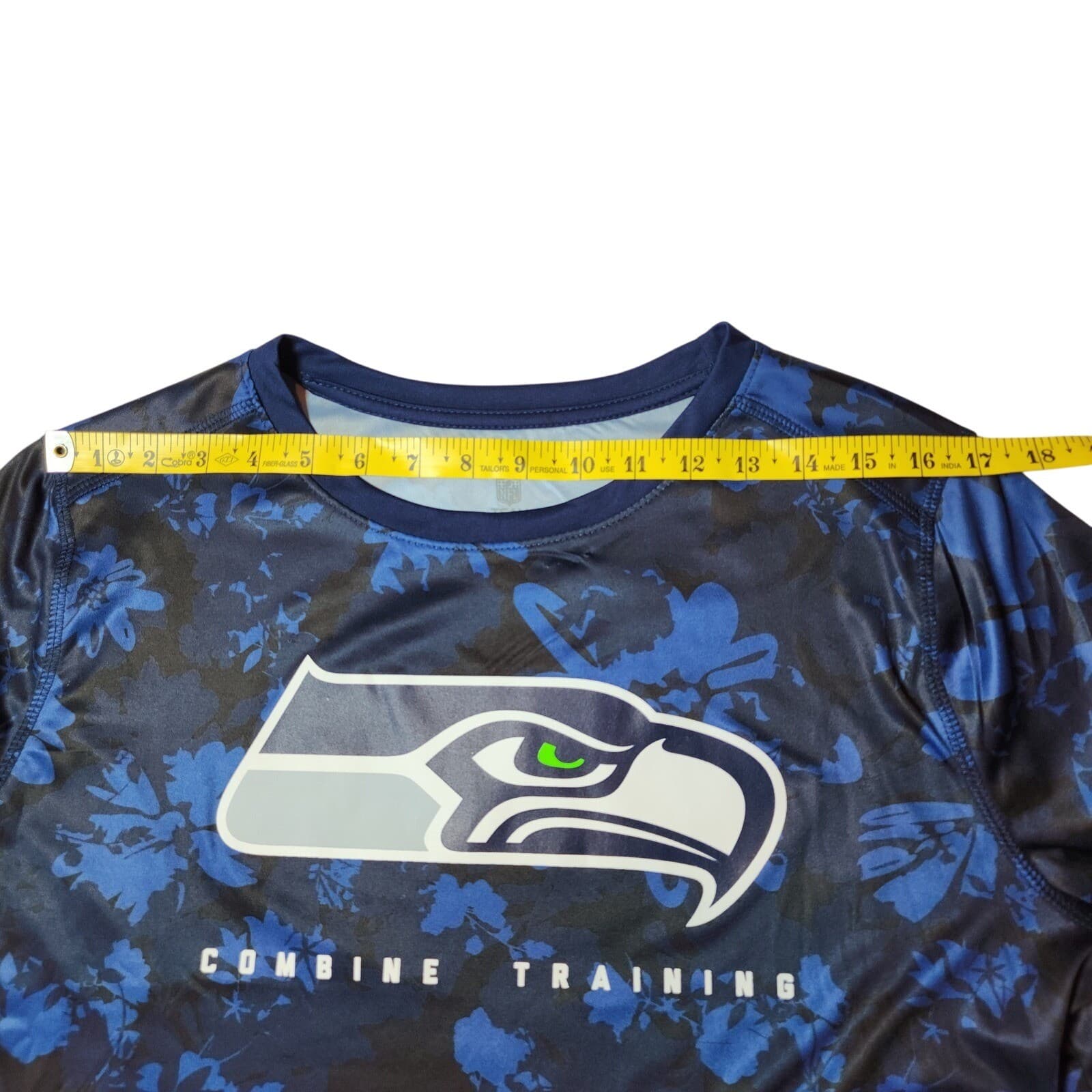 NFL Seattle Seahawks Combine Shirt Women's XL Long Sleeve Blue NWT - Thumbnail 7