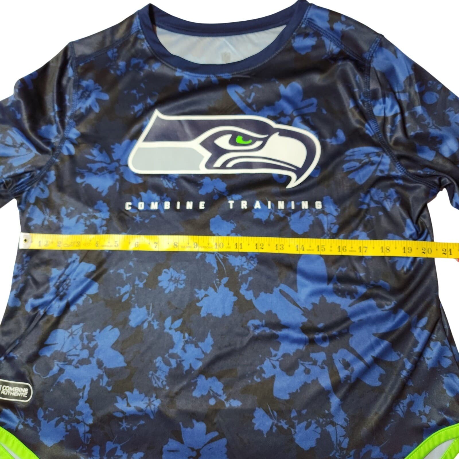 NFL Seattle Seahawks Combine Shirt Women's XL Long Sleeve Blue NWT - Thumbnail 8