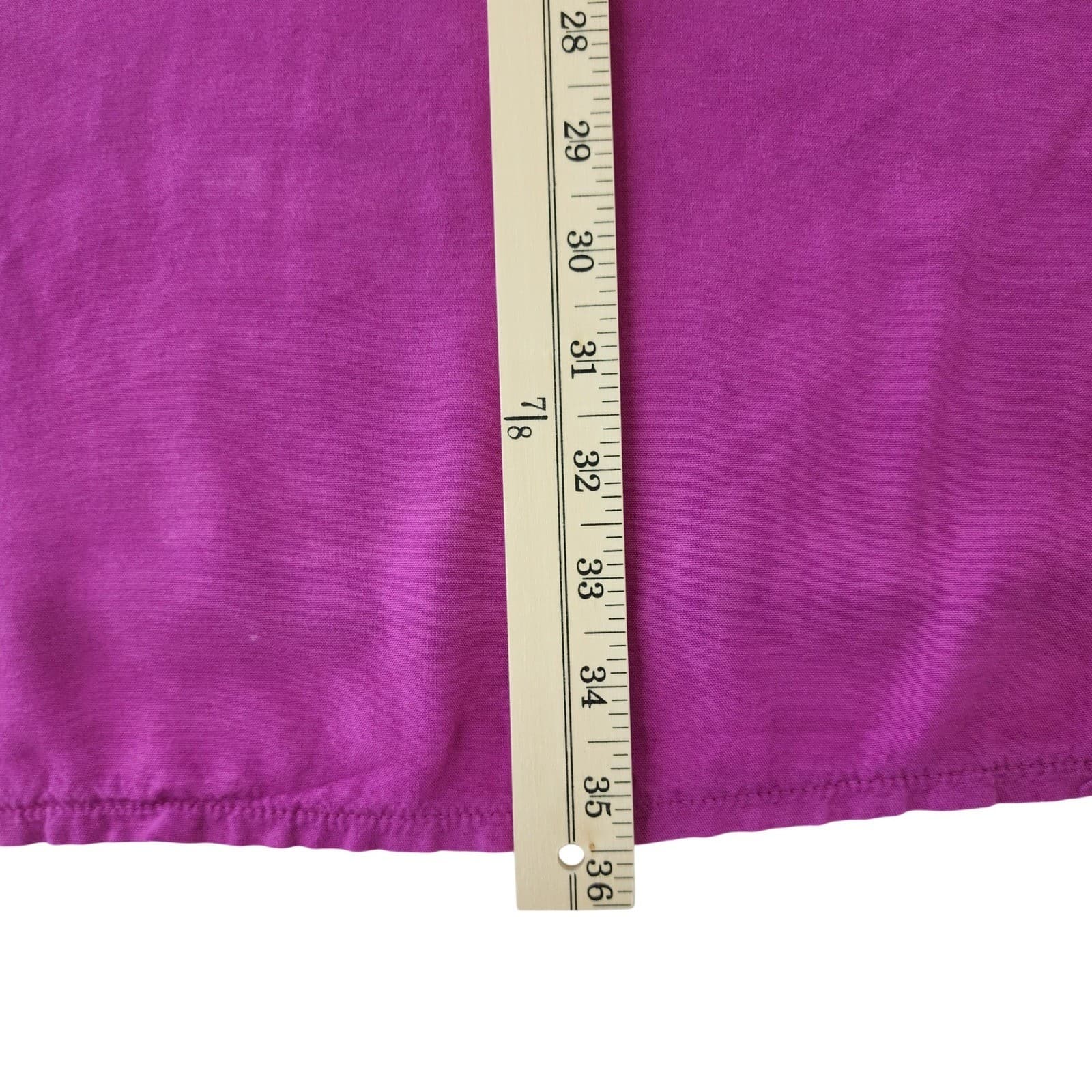 Sunshine Raised Ombre Pink Purple Embroidered V-Neck Tank Dress L/XL Beach Girl - Thumbnail 7