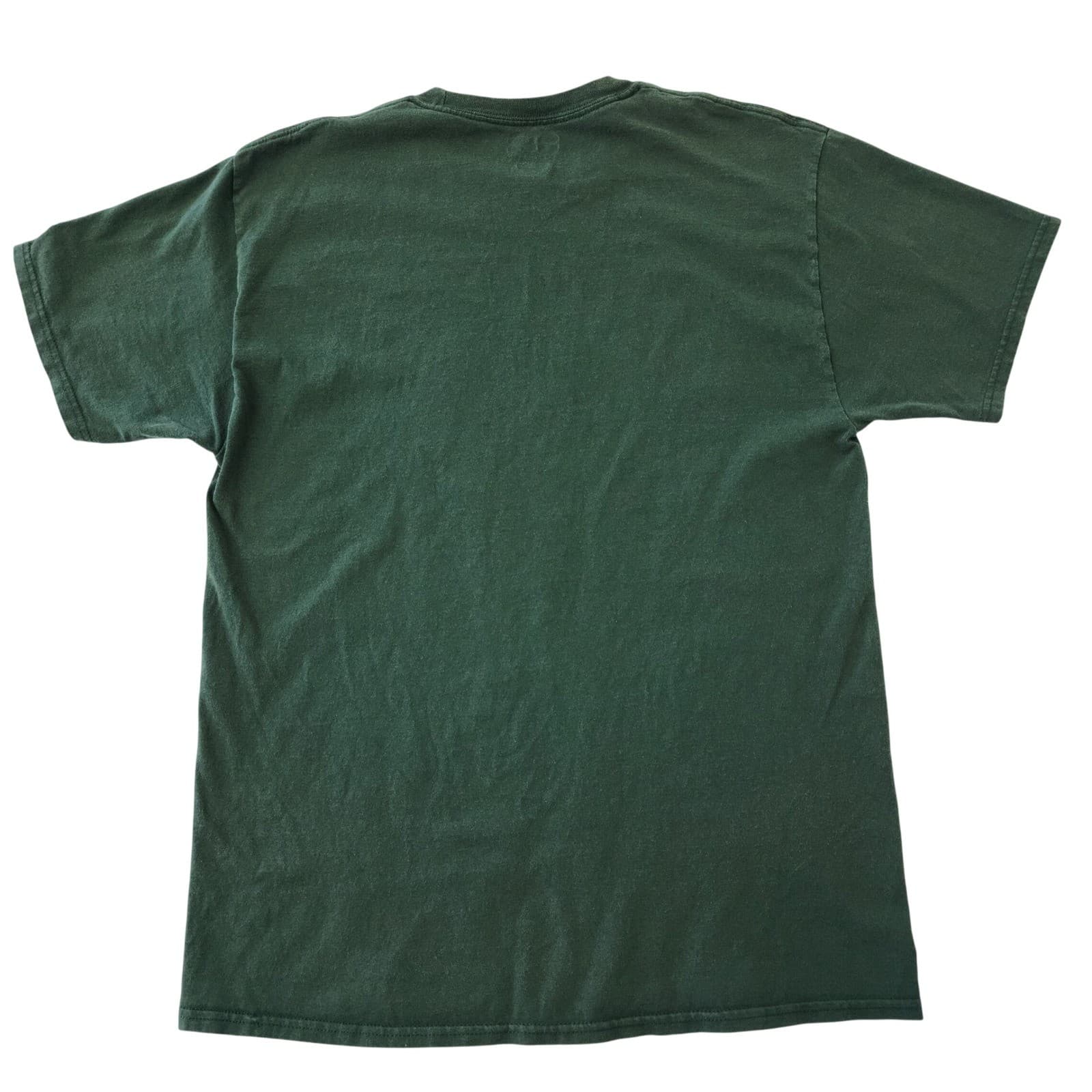 Champion Oregon Ducks T Shirt Mens Large Green Puddles Mascot NCAA Collegiate - Thumbnail 2