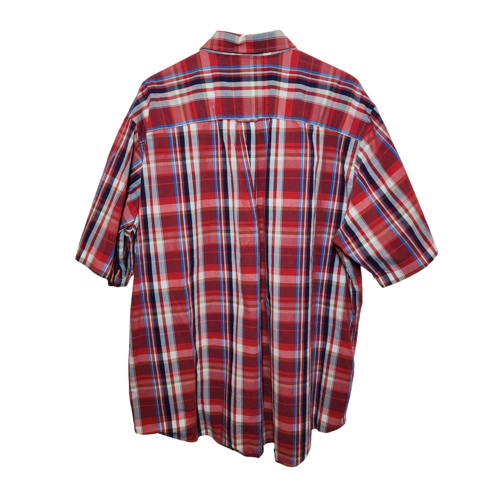 Cabela's Outfitter Shirt Men's 2XL Red Plaid Button Down Short Sleeve - Thumbnail 2