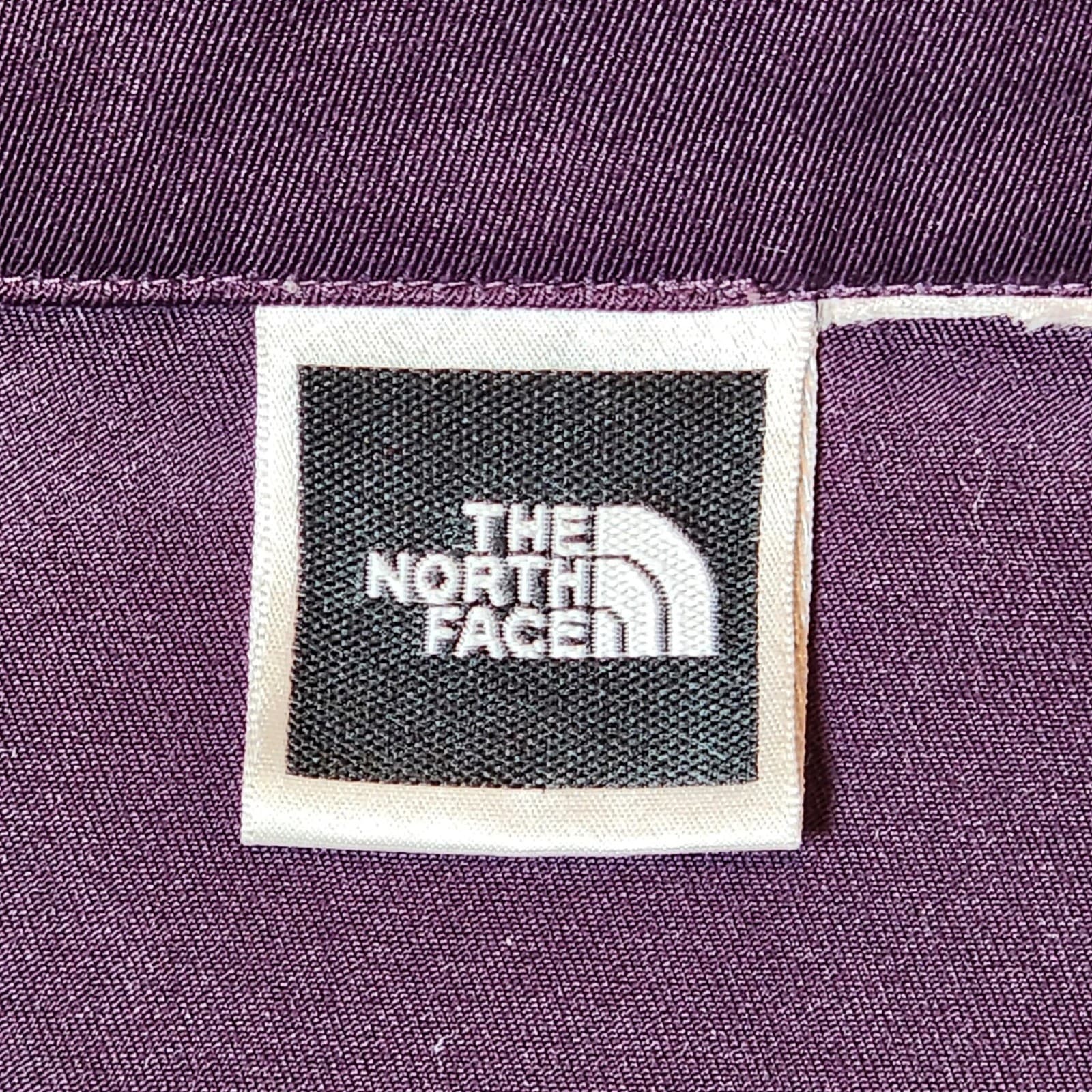 The North Face Womens Long Sleeve Button Down Shirt Plum Purple Notch Lapel L - Thumbnail 3