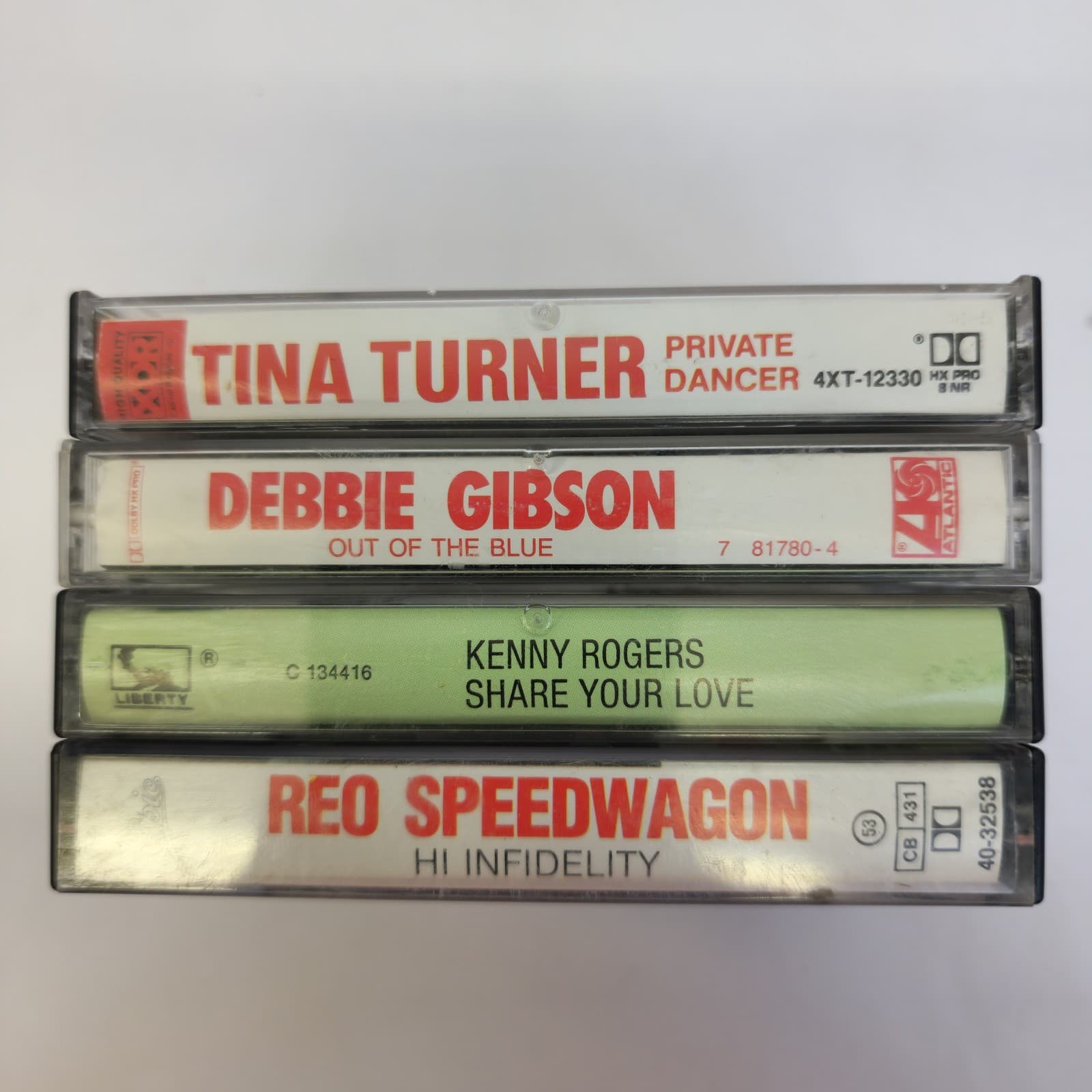 Vintage Cassette Tape Lot Tina Turner Debbie Gibson Kenny Rogers REO Speedwagon - Thumbnail 3