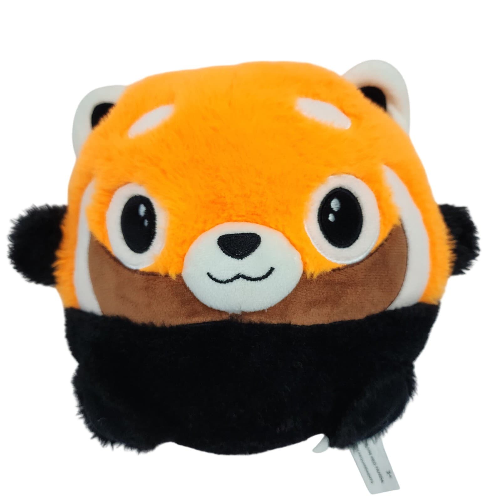 Fiesta Red Panda Plush Round Stuffed Animal Orange Black Striped Tail