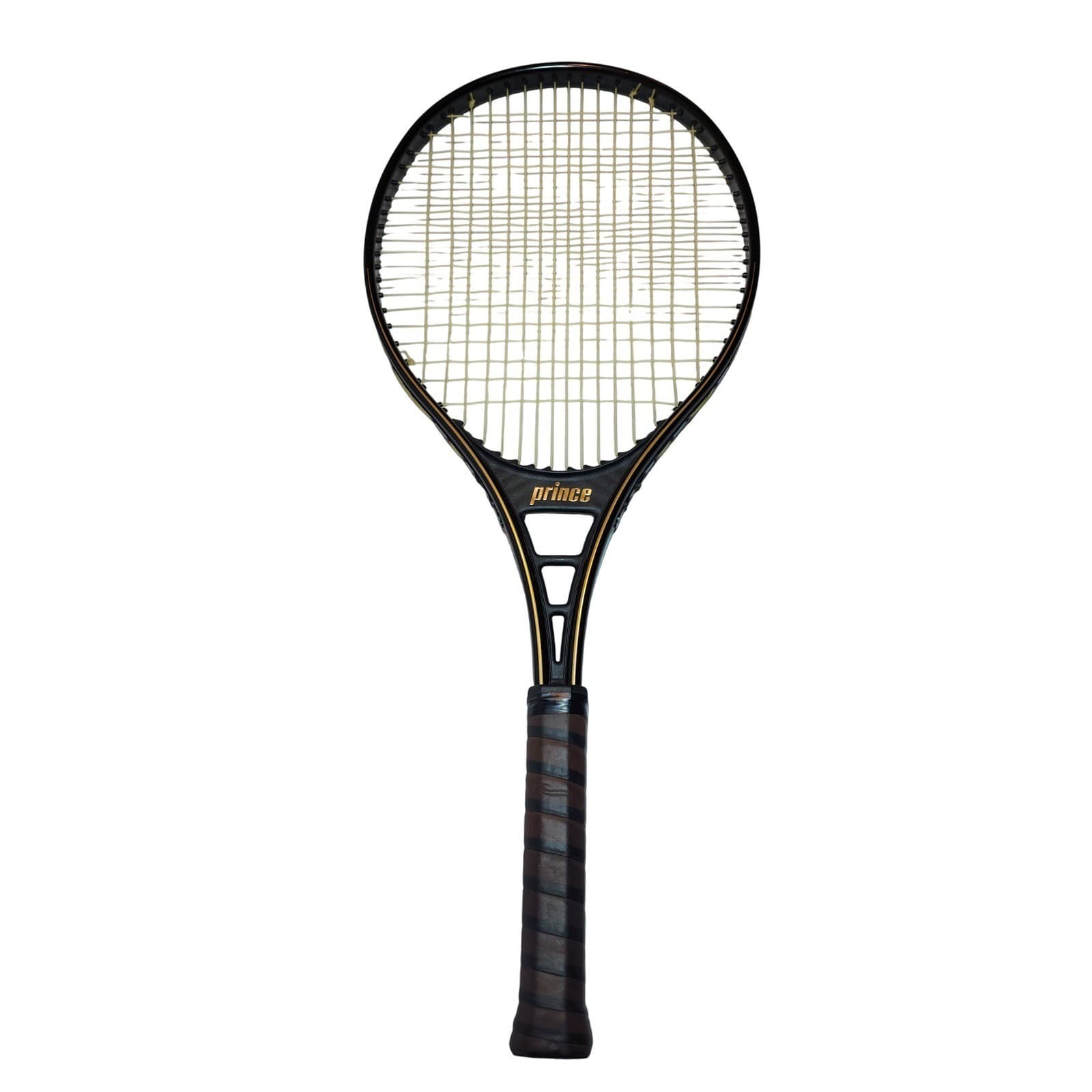 Prince Pro Tennis Racquet with Head Cover Vintage 1979 4 1/4 - Thumbnail 4