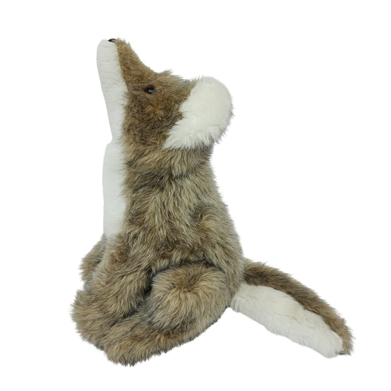 Vgt Kathy's Kreations Howling Wolf Plush Coyote Animal Brown Grey 16"