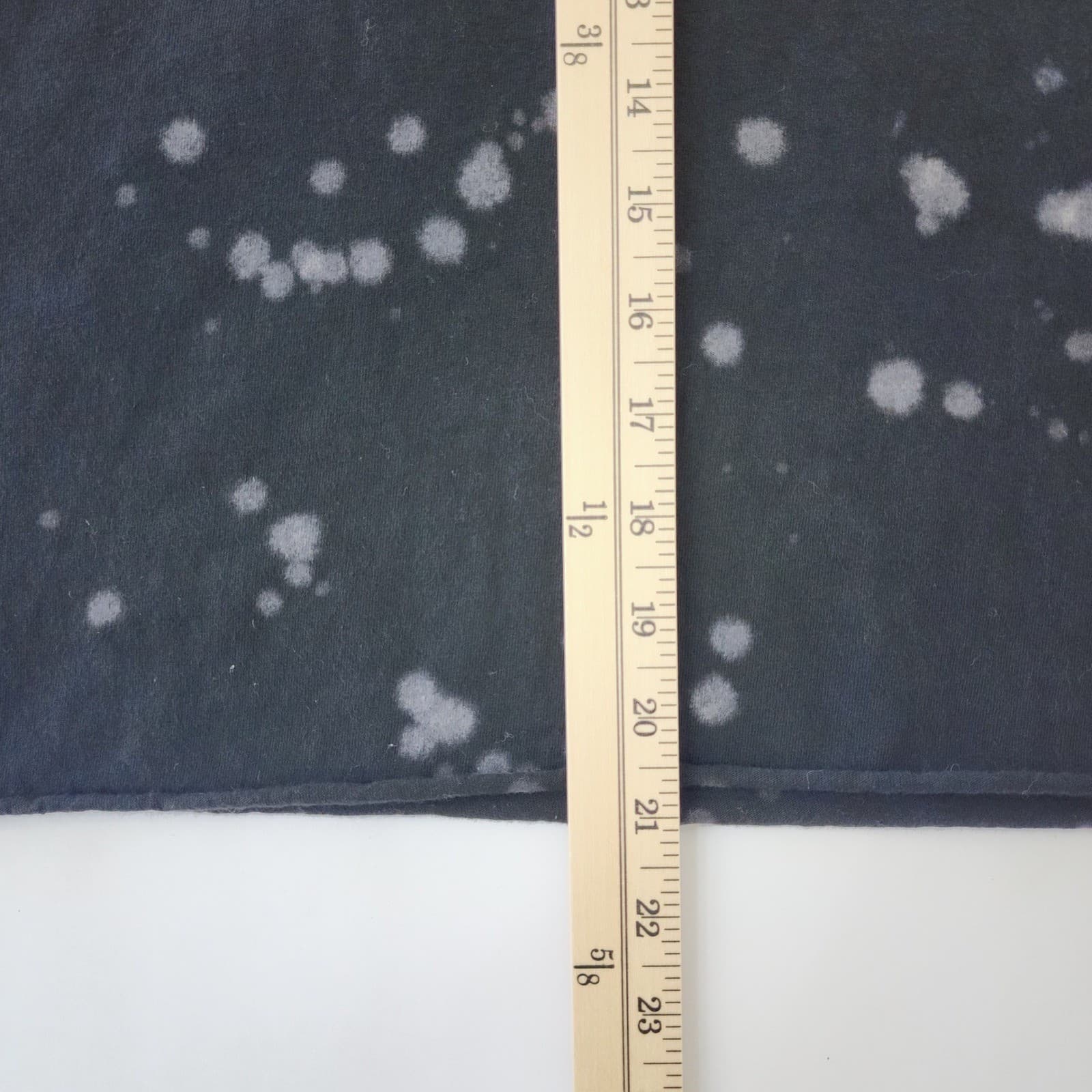 ACDC 1980 US Tour Bleach Splatter Cropped Graphic T-Shirt Black Men's Large - Thumbnail 4