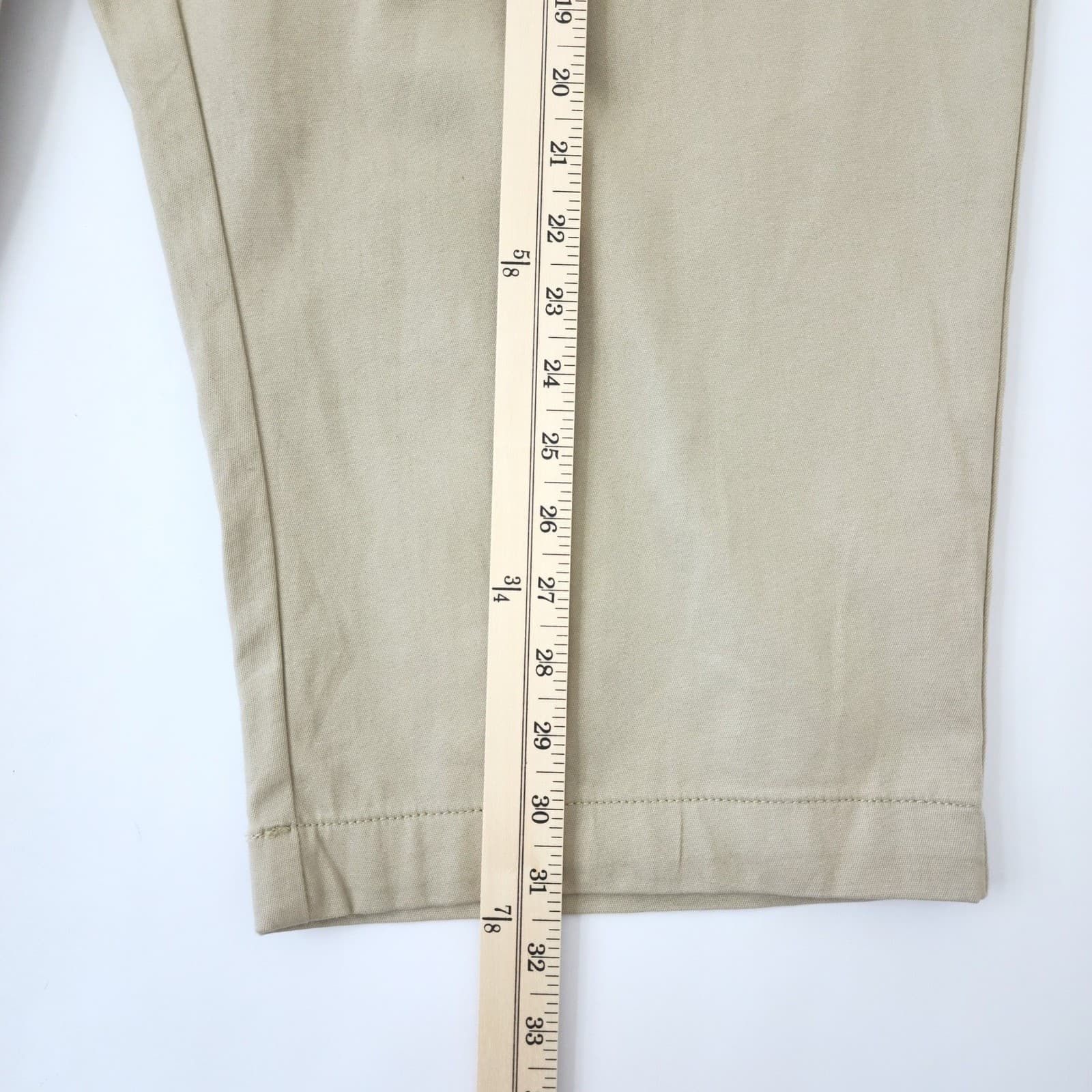 St Johns Bay Womens 24W Khaki Secretly Slender Mid Rise Capri Pants NWT - Thumbnail 5