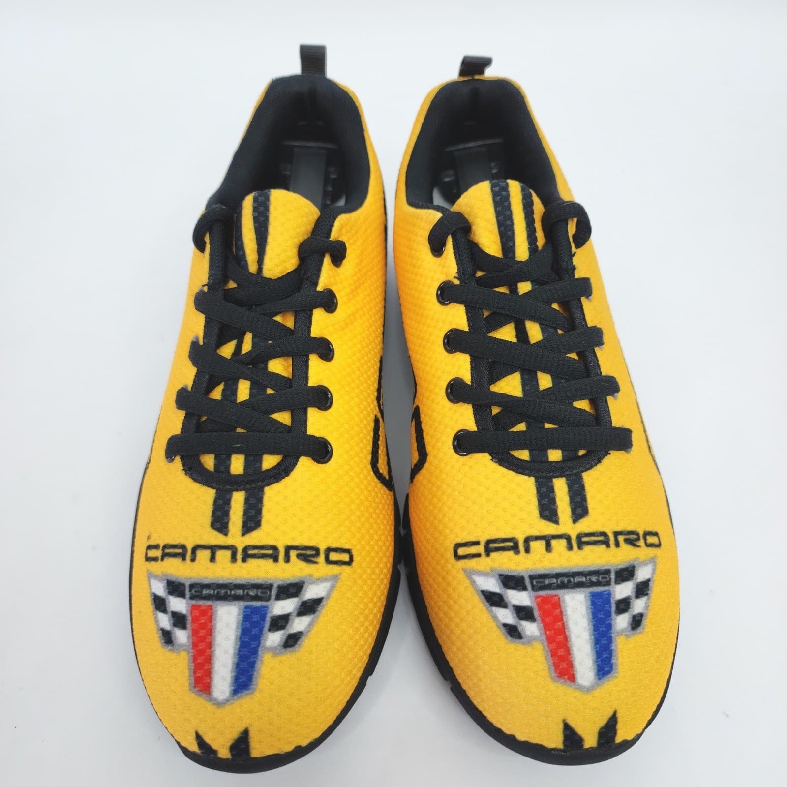 Steeler Camaro Racing Sneakers Yellow Black Men 7 Athletic Shoes - Thumbnail 2