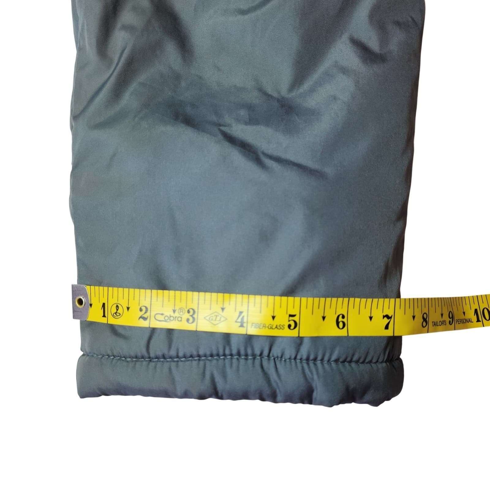 OshKosh Bgosh Girls Gray Fleece Lined Insulated Snow Bib Overalls Size 6X - Thumbnail 8