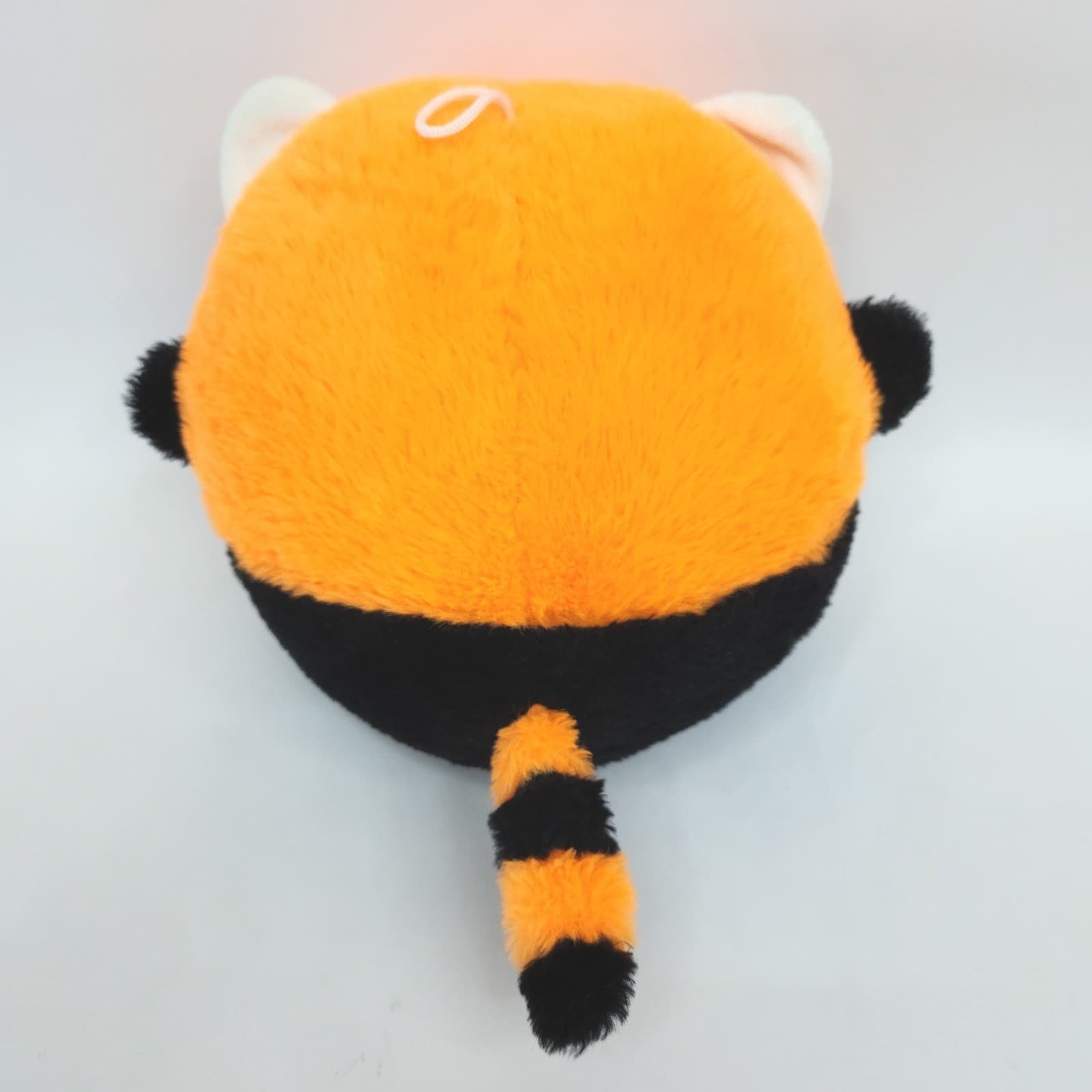 Fiesta Red Panda Plush Round Stuffed Animal Orange Black Striped Tail - Thumbnail 3