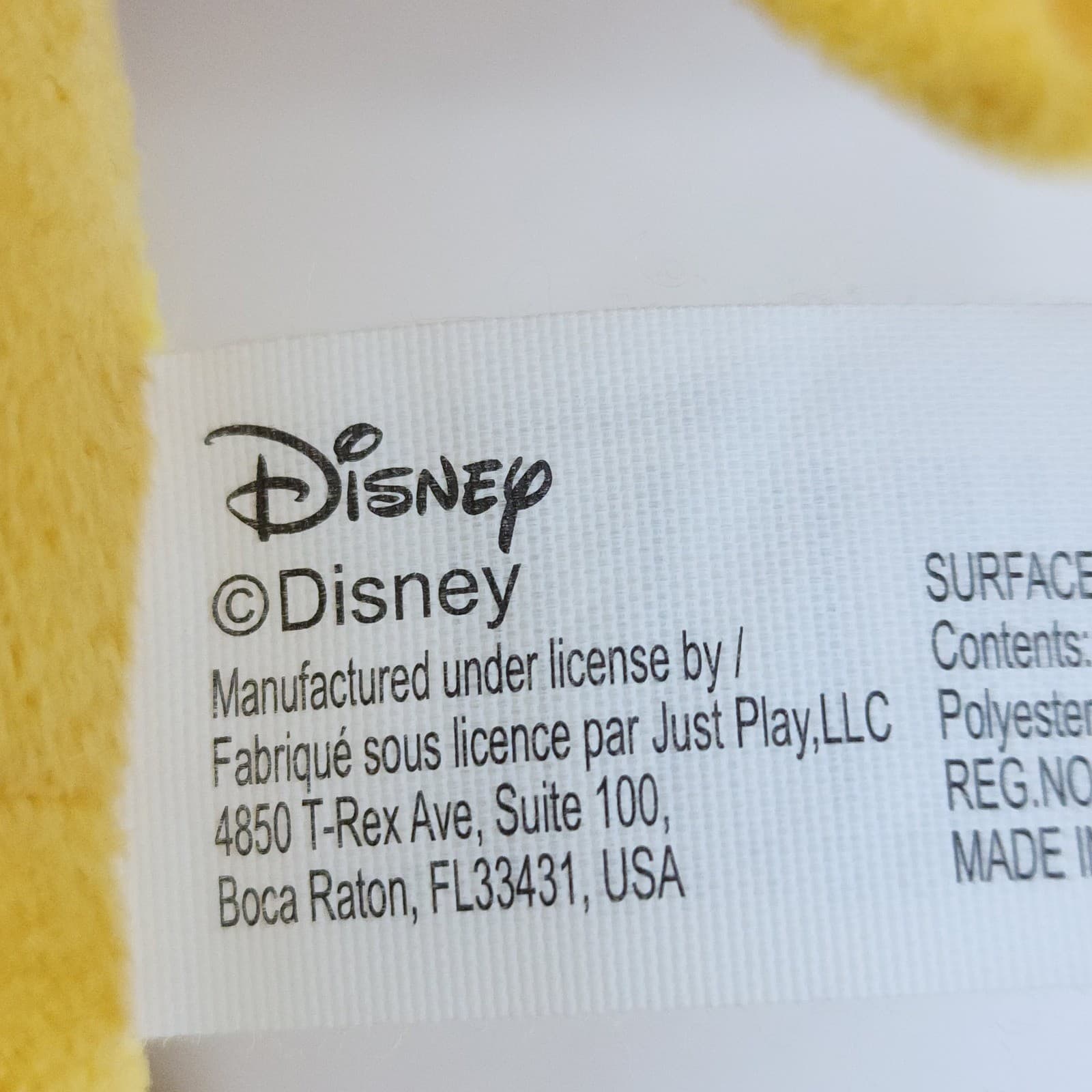 Disney Lion King Simba Plush Stuffed Animal Just Play Yellow 10 inch - Thumbnail 5