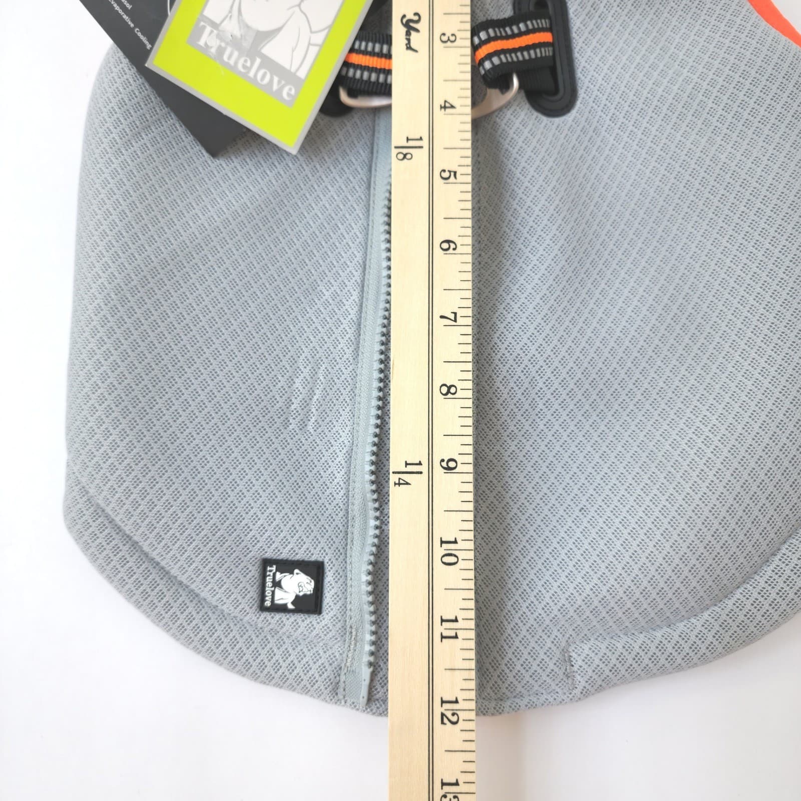 Truelove Dog Cooling Vest Harness Gray Orange Evaporative Mesh Size M NWT - Thumbnail 5