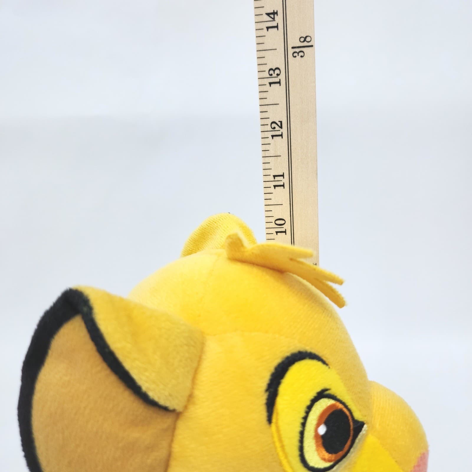Disney Lion King Simba Plush Stuffed Animal Just Play Yellow 10 inch - Thumbnail 6