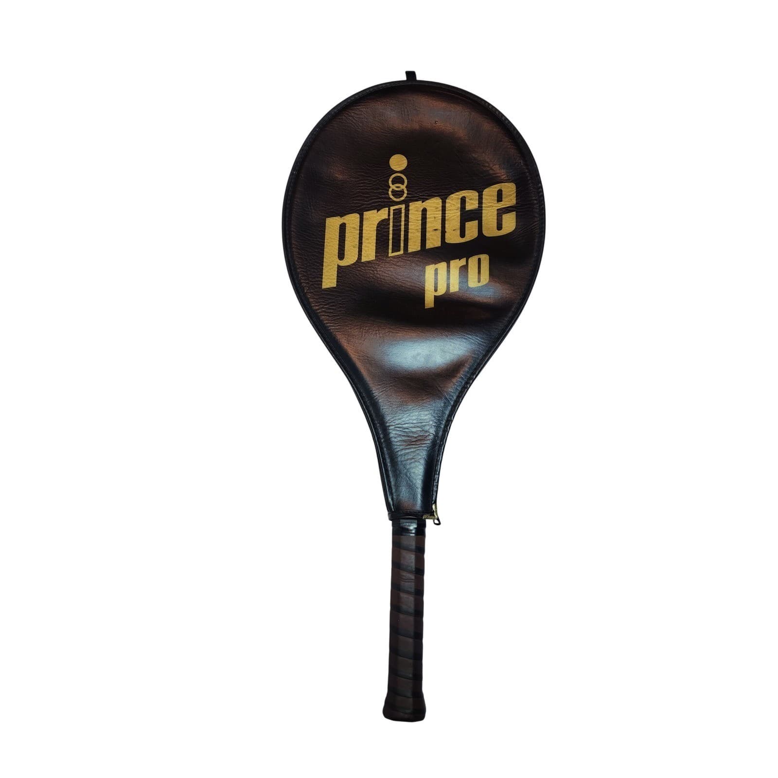 Prince Pro Tennis Racquet with Head Cover Vintage 1979 4 1/4 - Thumbnail 3