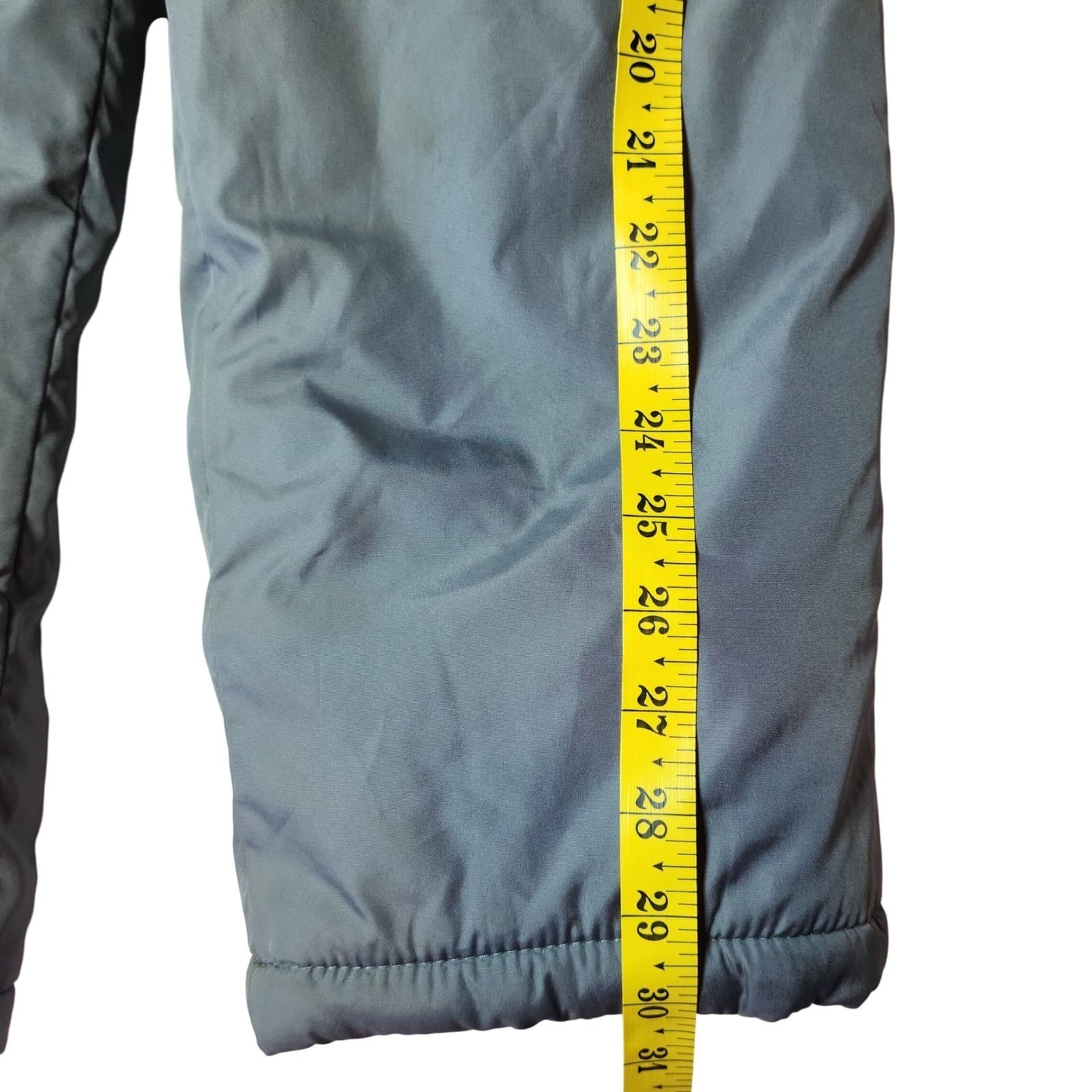 OshKosh Bgosh Girls Gray Fleece Lined Insulated Snow Bib Overalls Size 6X - Thumbnail 7