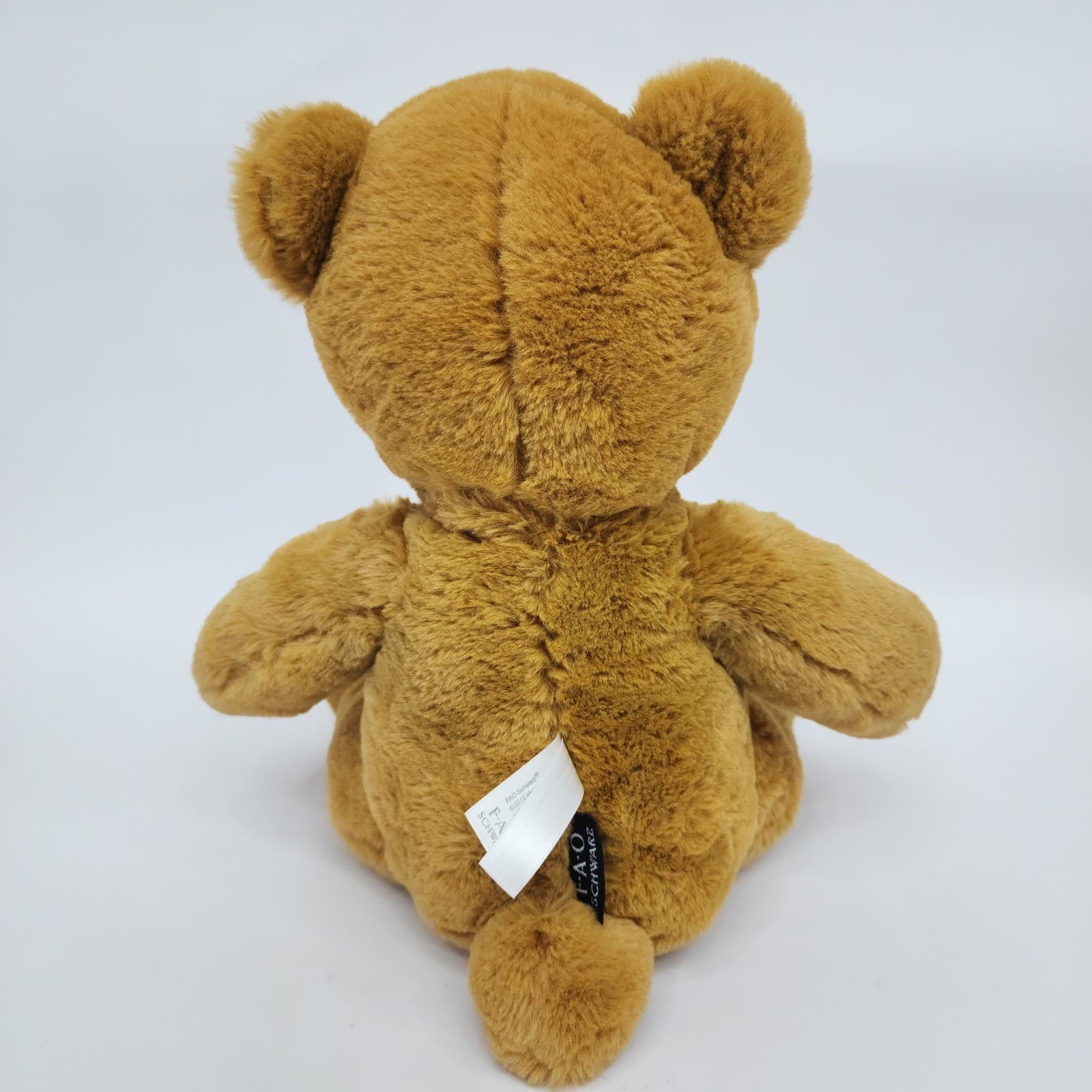 FAO Schwarz Classic Plush Teddy Bear Brown Stuffed Animal 12 Inch Toy - Thumbnail 3