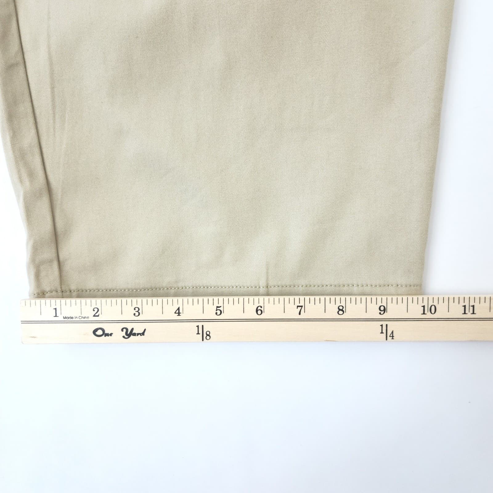 St Johns Bay Womens 24W Khaki Secretly Slender Mid Rise Capri Pants NWT - Thumbnail 6
