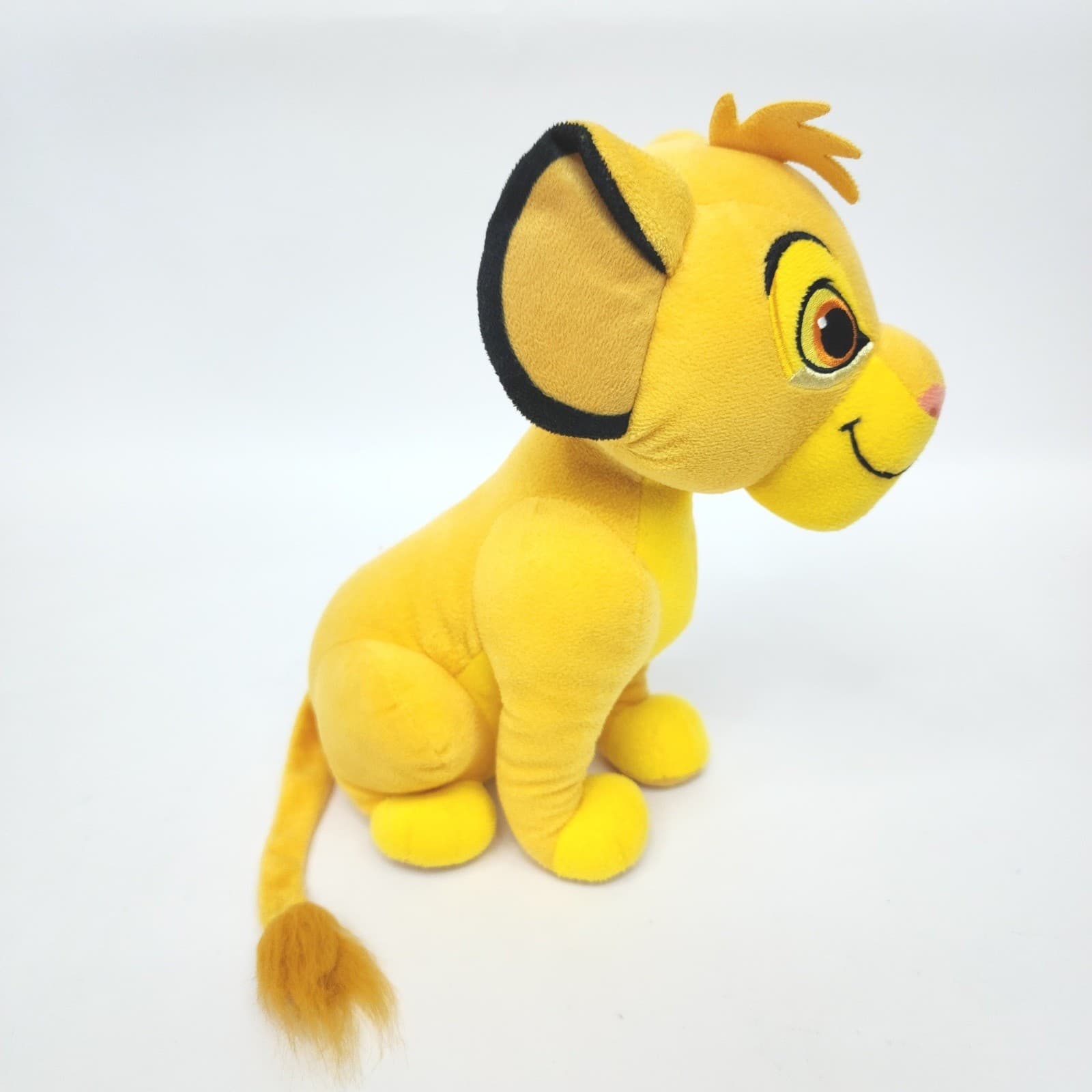 Disney Lion King Simba Plush Stuffed Animal Just Play Yellow 10 inch - Thumbnail 2