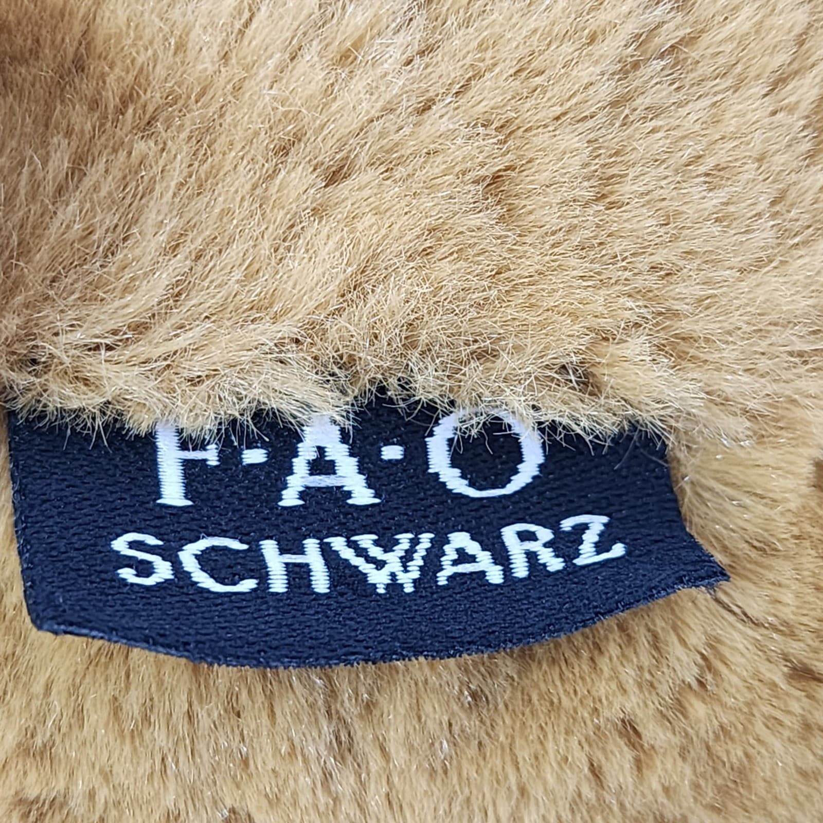 FAO Schwarz Classic Plush Teddy Bear Brown Stuffed Animal 12 Inch Toy - Thumbnail 4