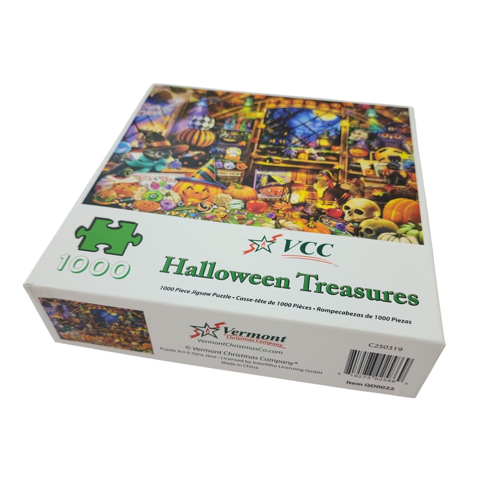 Vermont Christmas Company Halloween Treasures 1000 Piece Jigsaw Puzzle QD0022 - Thumbnail 2