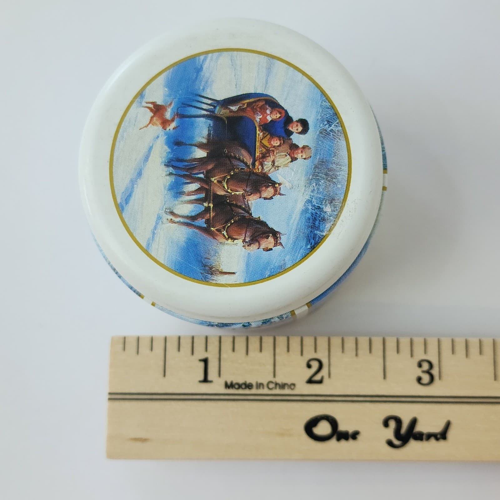 Vintage Claire Burke Sleigh Bells Perfumed Candle 2 oz Metal Tin - Thumbnail 5