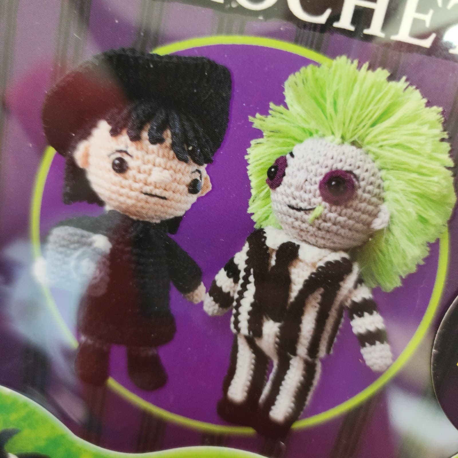 Beetlejuice Crochet Kit Thunder Bay Press 12 Projects Glow In The Dark Yarn NEW - Thumbnail 5