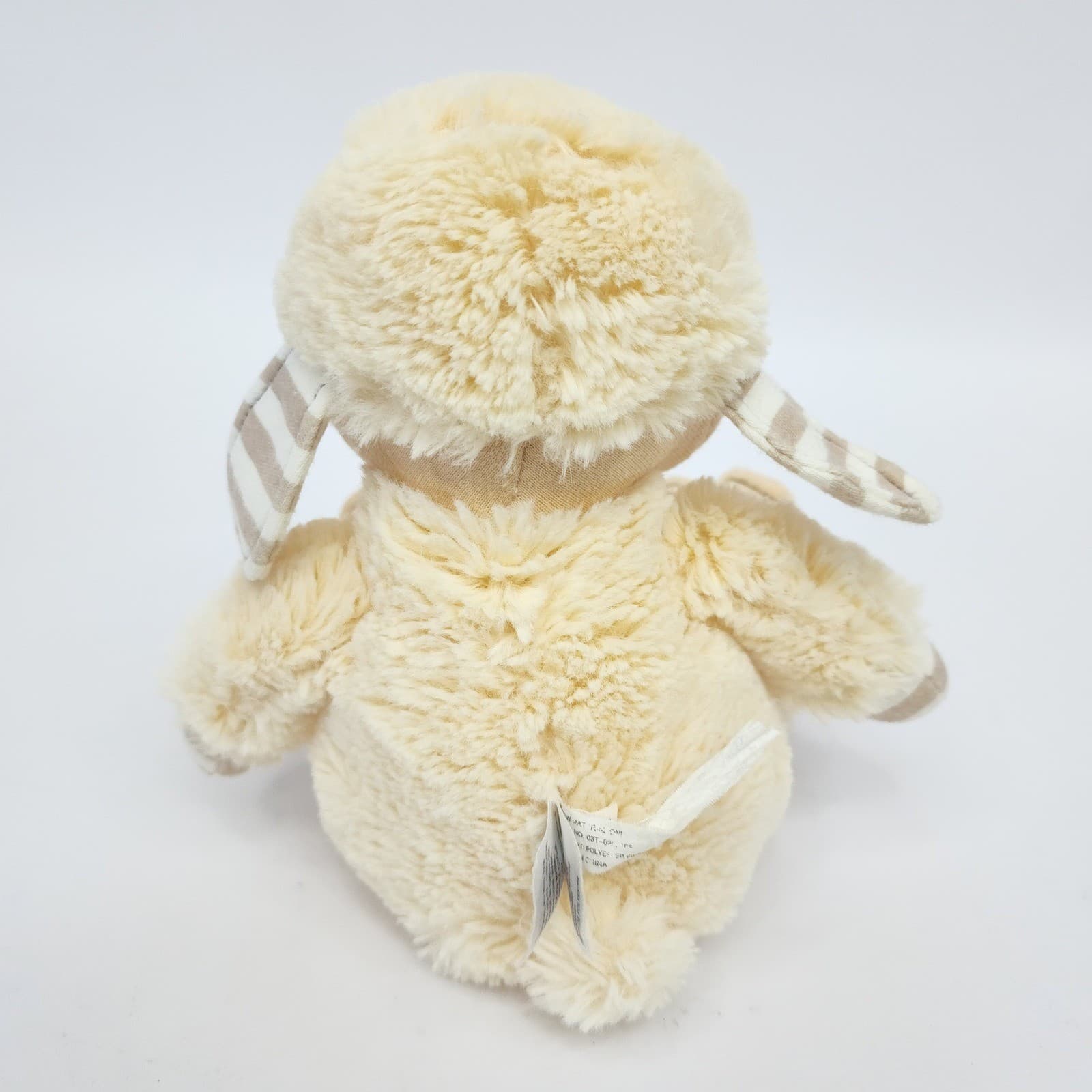 Gund Baby Silly Stripes Lambens Plush Lamb Stuffed Animal Cream Tan 320176 - Thumbnail 3