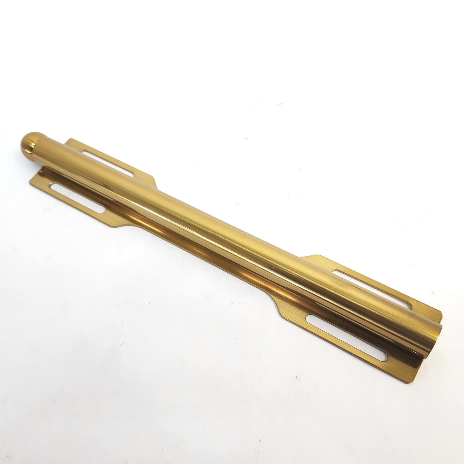 12 Inch Pull Out Valet Rod Closet Organizer Gold Side Mount Metal 30Lb capacity - Thumbnail 4