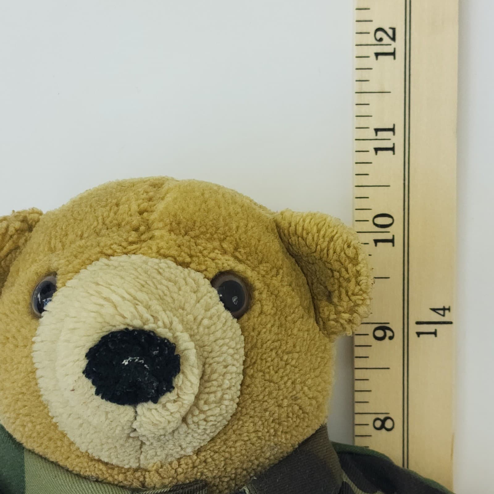 US Army Teddy Bear Plush Camouflage Military Uniform Woodland Camo 11 Inch - Thumbnail 5