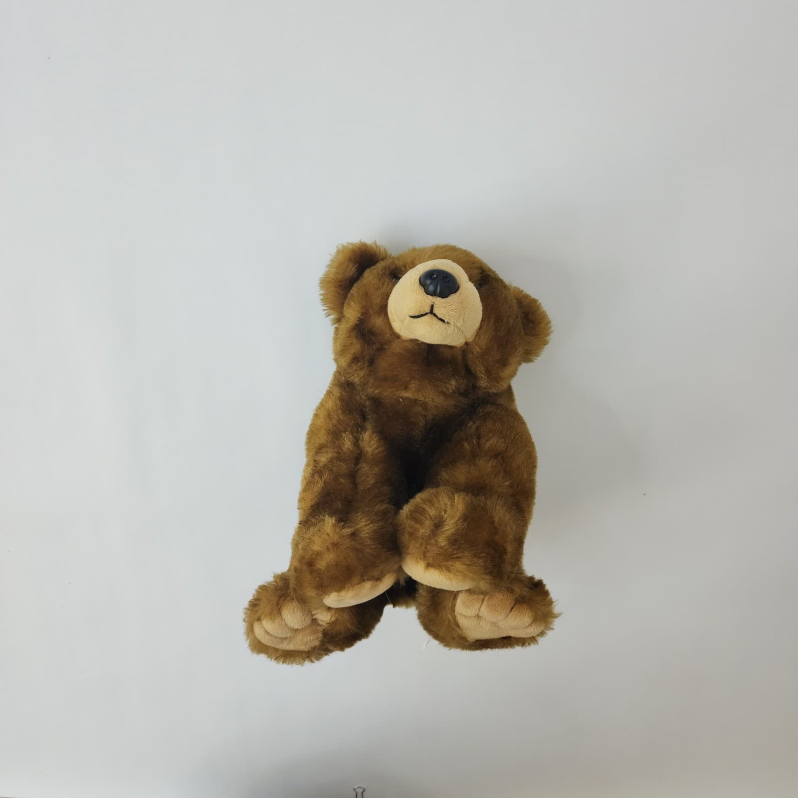 Eco-Friendly Brown Grizzly Bear Plush Stuffed Animal Recycled Materials 6oz - Thumbnail 5