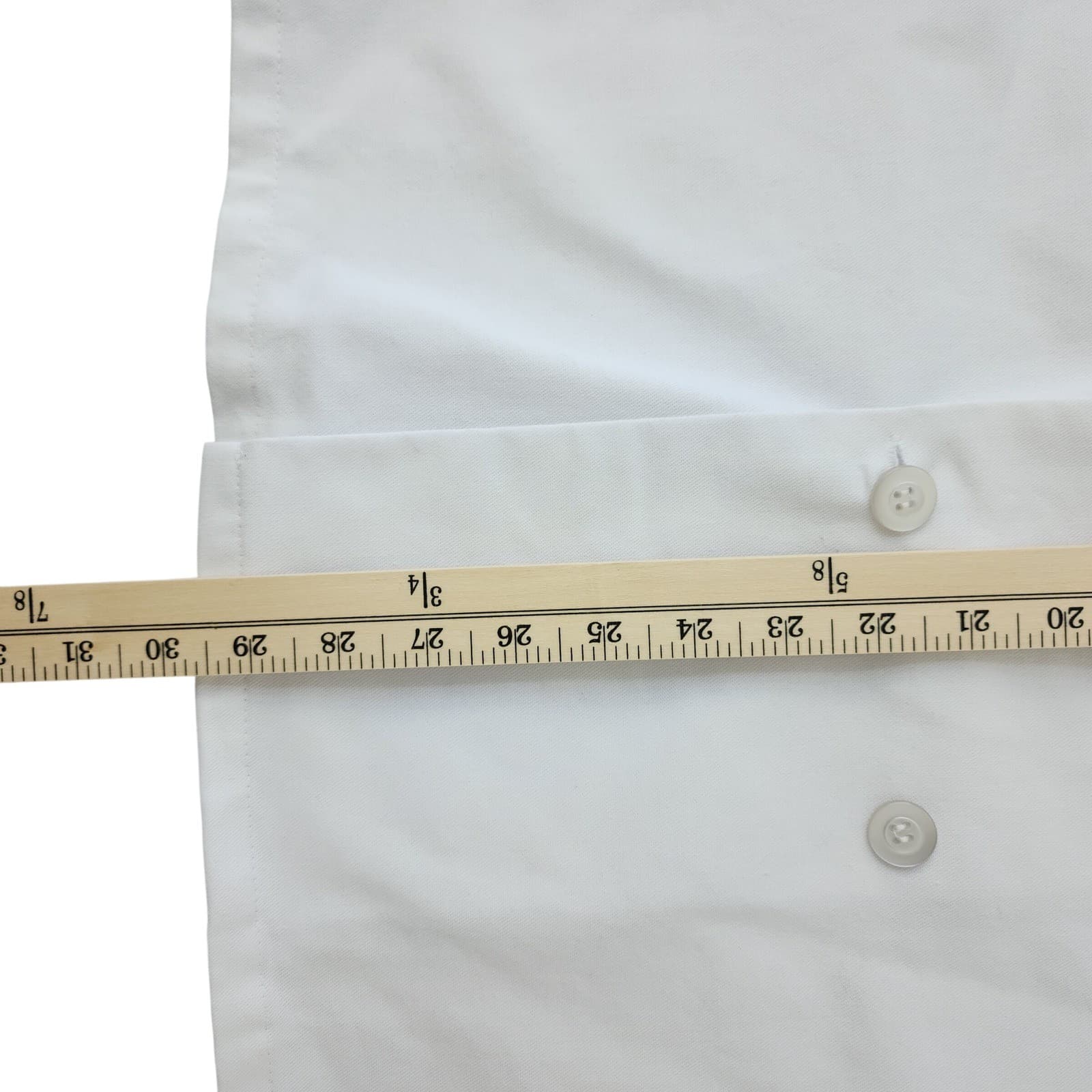 Red Kap White Chef Coat Long Sleeve Double Breasted Cook Jacket Mens Medium M-RG - Thumbnail 5