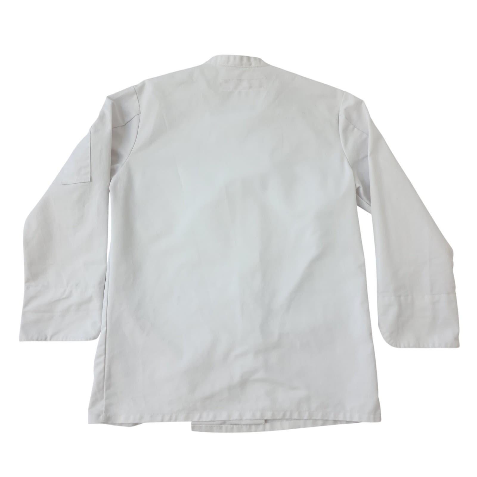Red Kap White Chef Coat Long Sleeve Double Breasted Cook Jacket Mens Medium M-RG - Thumbnail 2