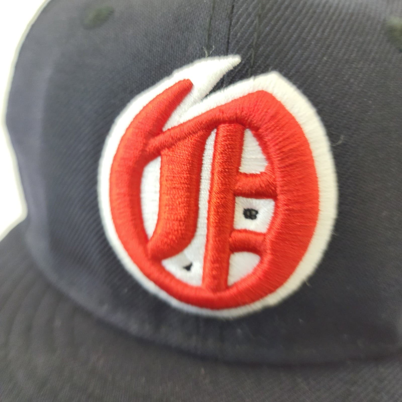 New Era 59FIFTY Omaha Royals MiLB Fitted Hat 7 1/8 Navy Blue Wool Baseball Cap - Thumbnail 2