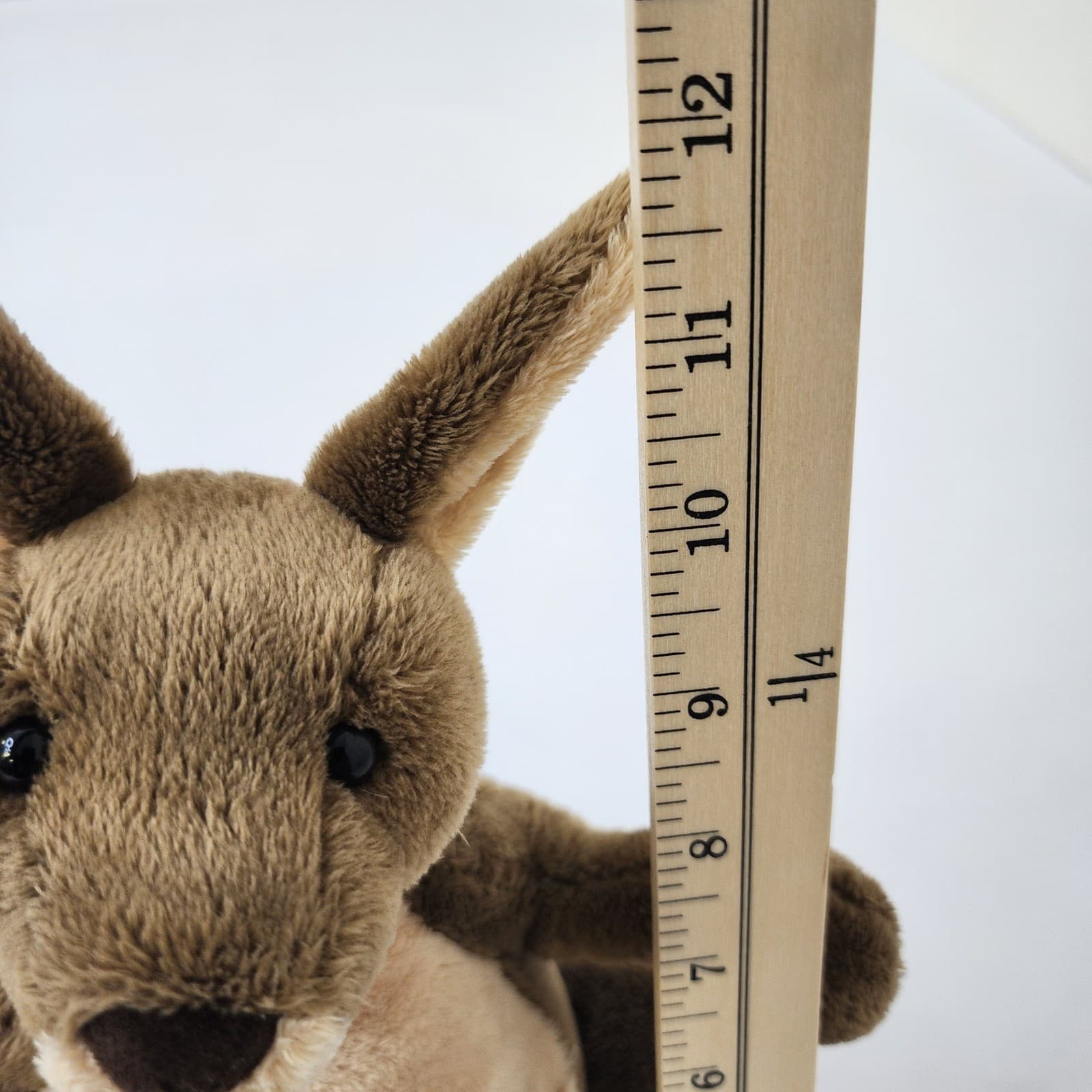 Gund Jirra Kangaroo and Joey Plush Stuffed Animal Brown Tan 031074 12 Inch - Thumbnail 7