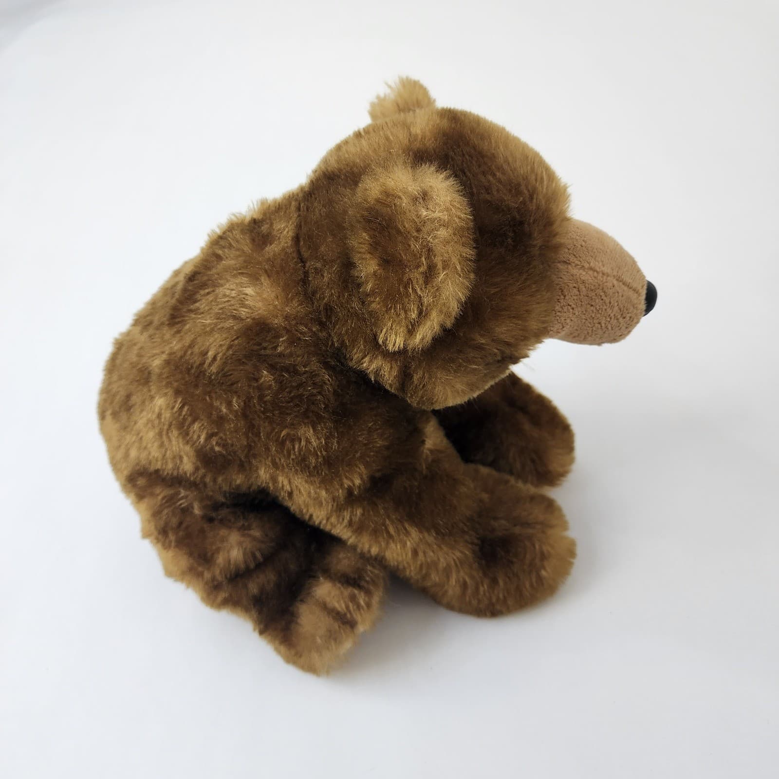 Eco-Friendly Brown Grizzly Bear Plush Stuffed Animal Recycled Materials 6oz - Thumbnail 2