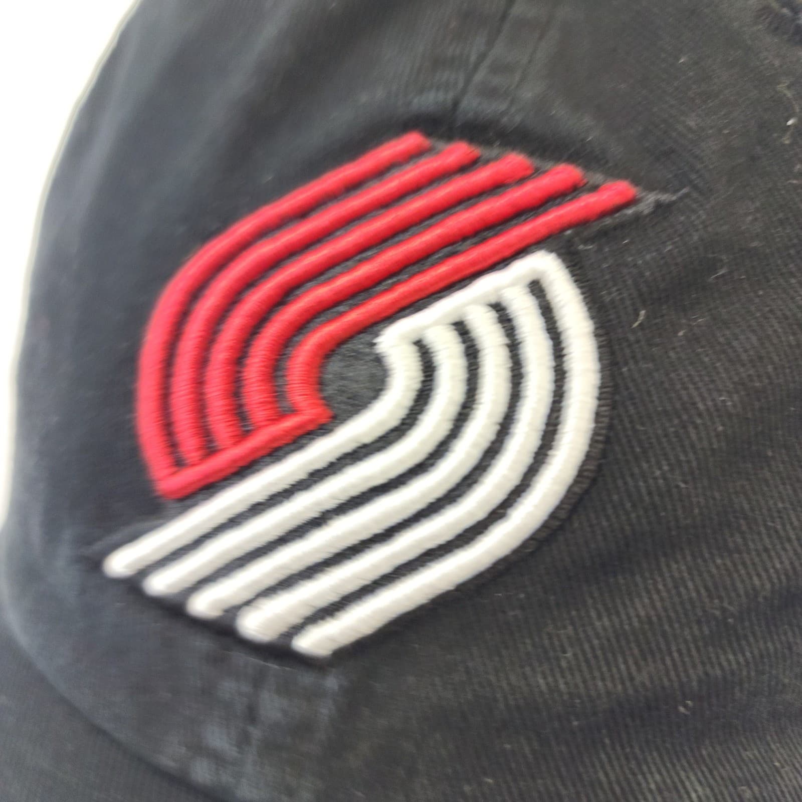 OTS NBA Portland Trail Blazers Hat Womens Black Adjustable Strapback Cap - Thumbnail 4