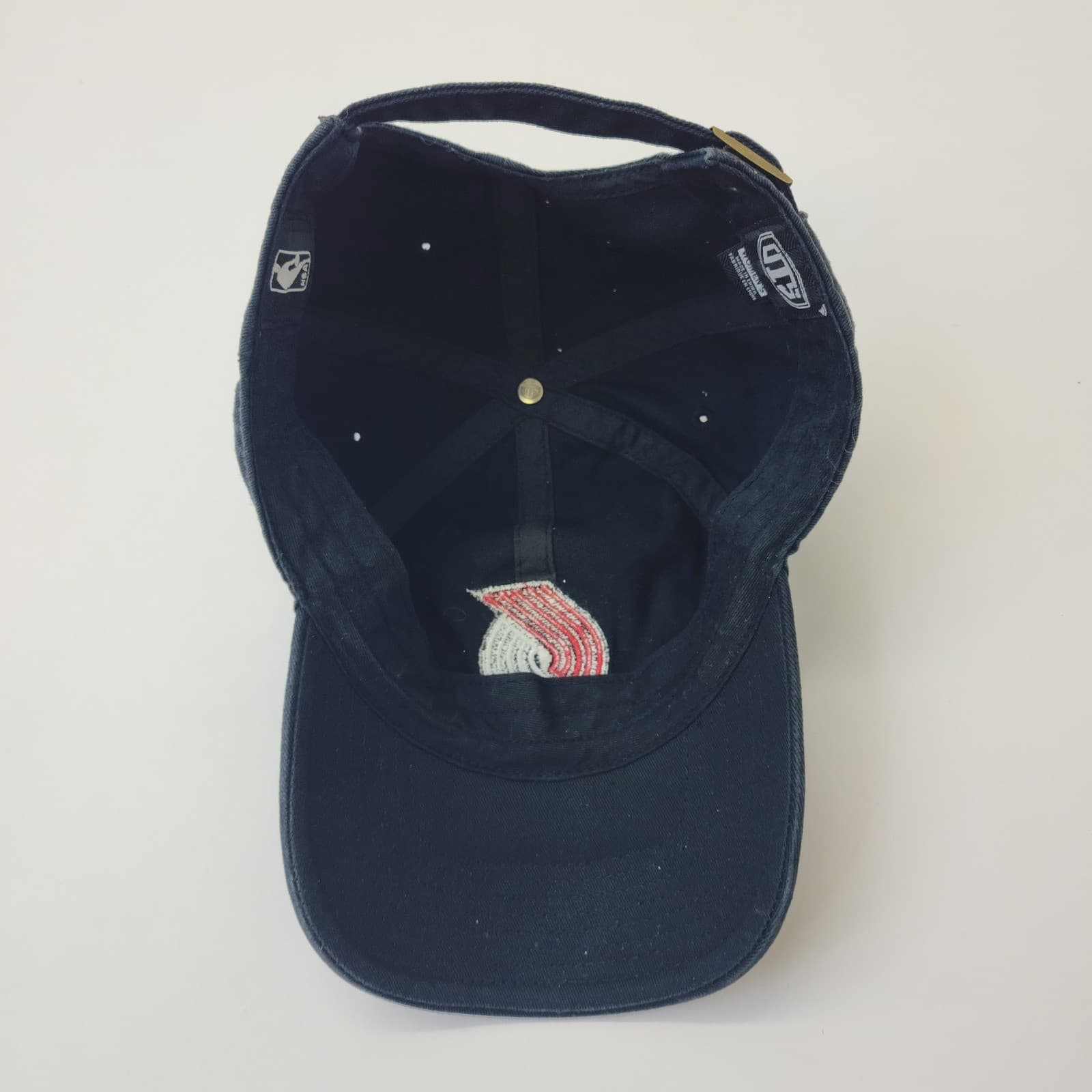 OTS NBA Portland Trail Blazers Hat Womens Black Adjustable Strapback Cap - Thumbnail 6