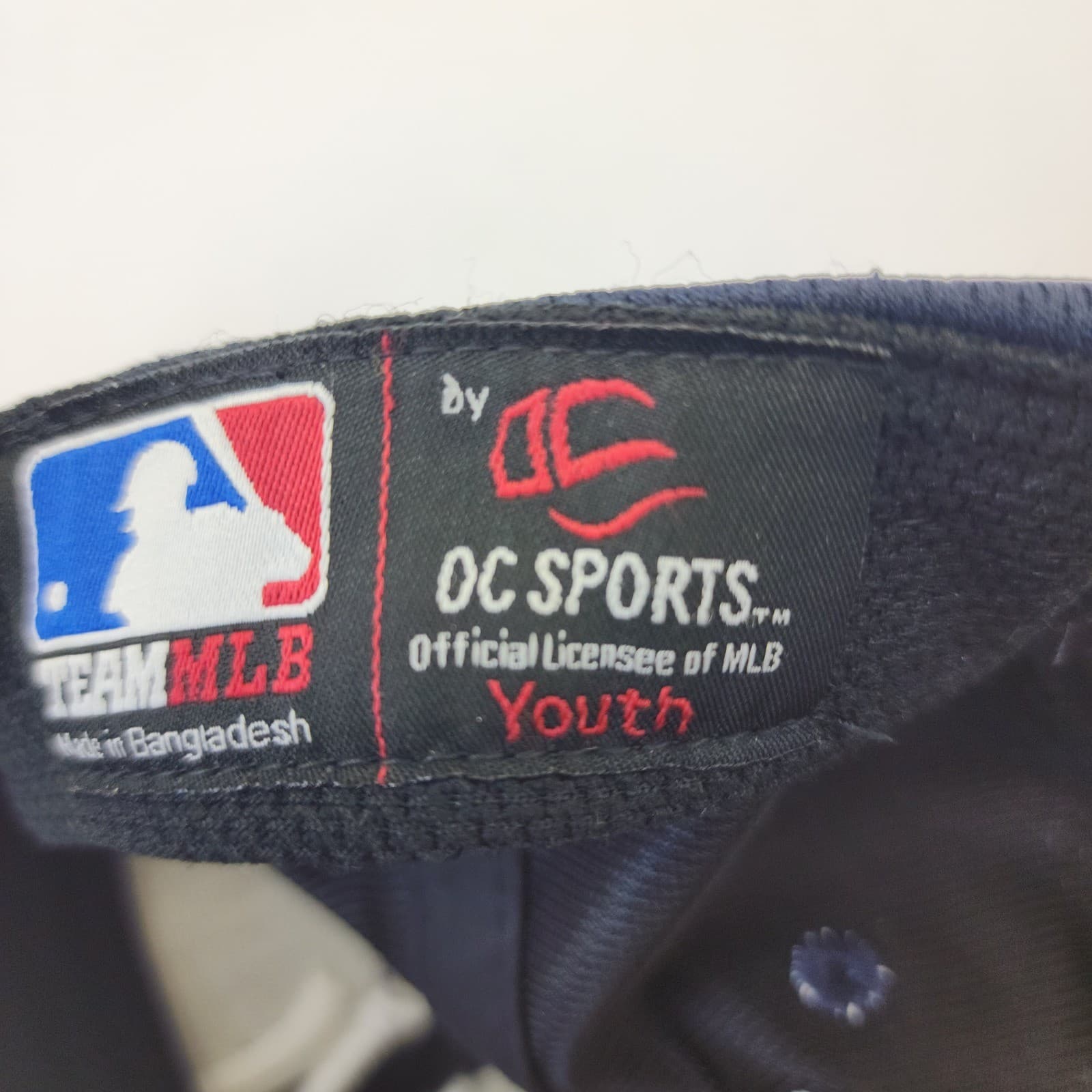 OC Sports New York Yankees MLB Youth Baseball Hat Navy Blue Adjustable Cap - Thumbnail 3