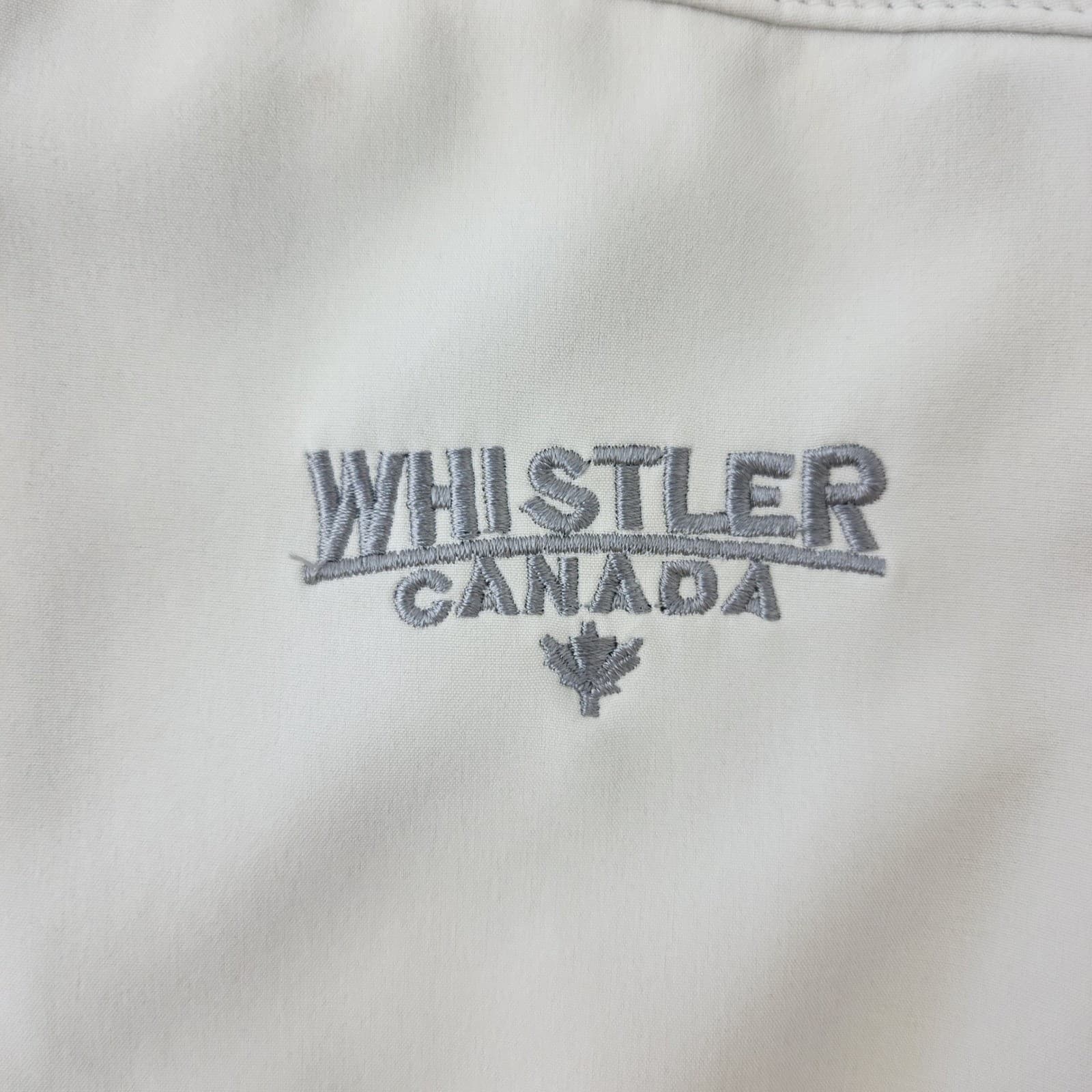 Northern Vibe Whistler Canada Mens XL Softshell Jacket Cream Fleece Lined Zip - Thumbnail 6