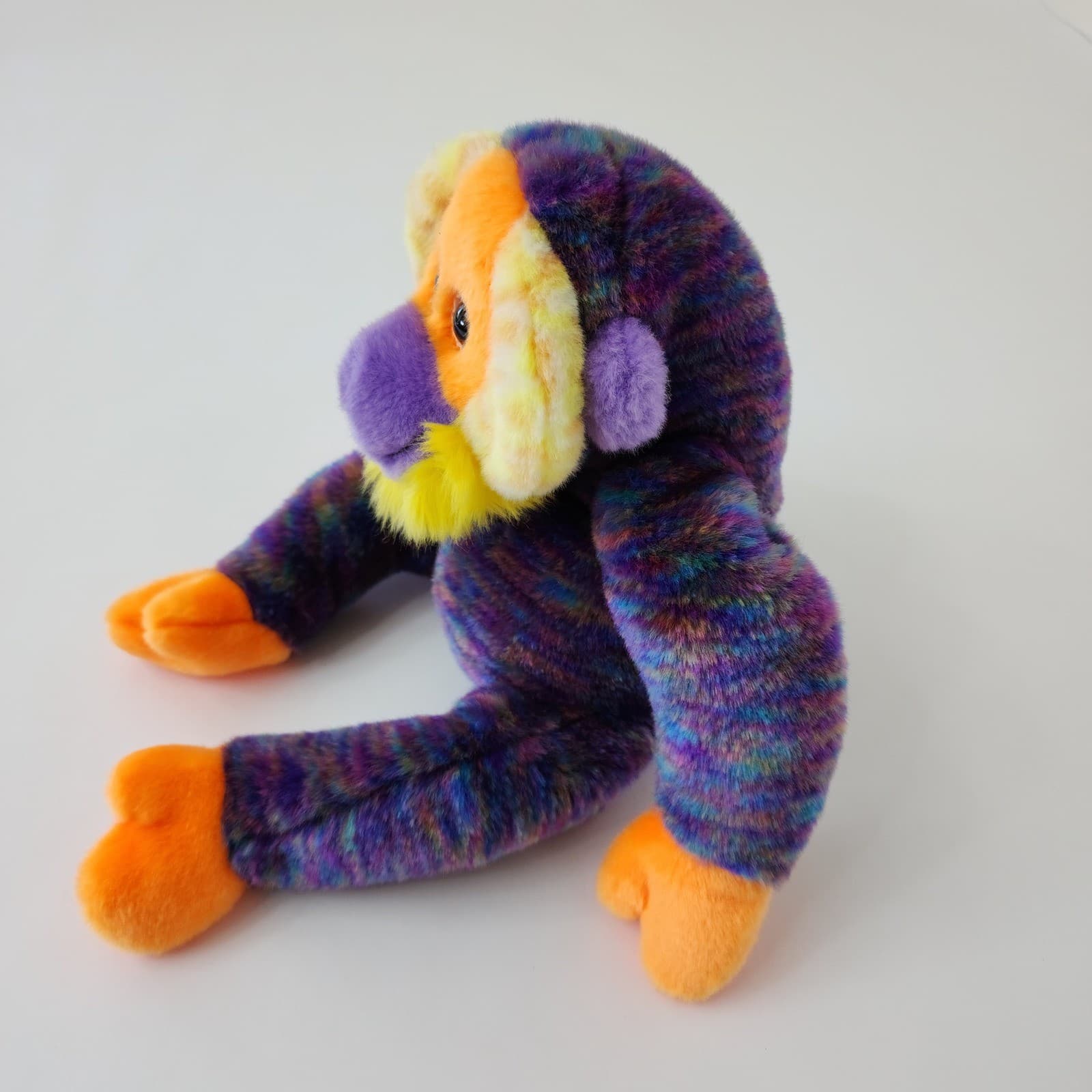 Ty Beanie Buddies Orangutan Plush Multi-Color Tie-Dye Monkey Stuffed Animal 13" - Thumbnail 2