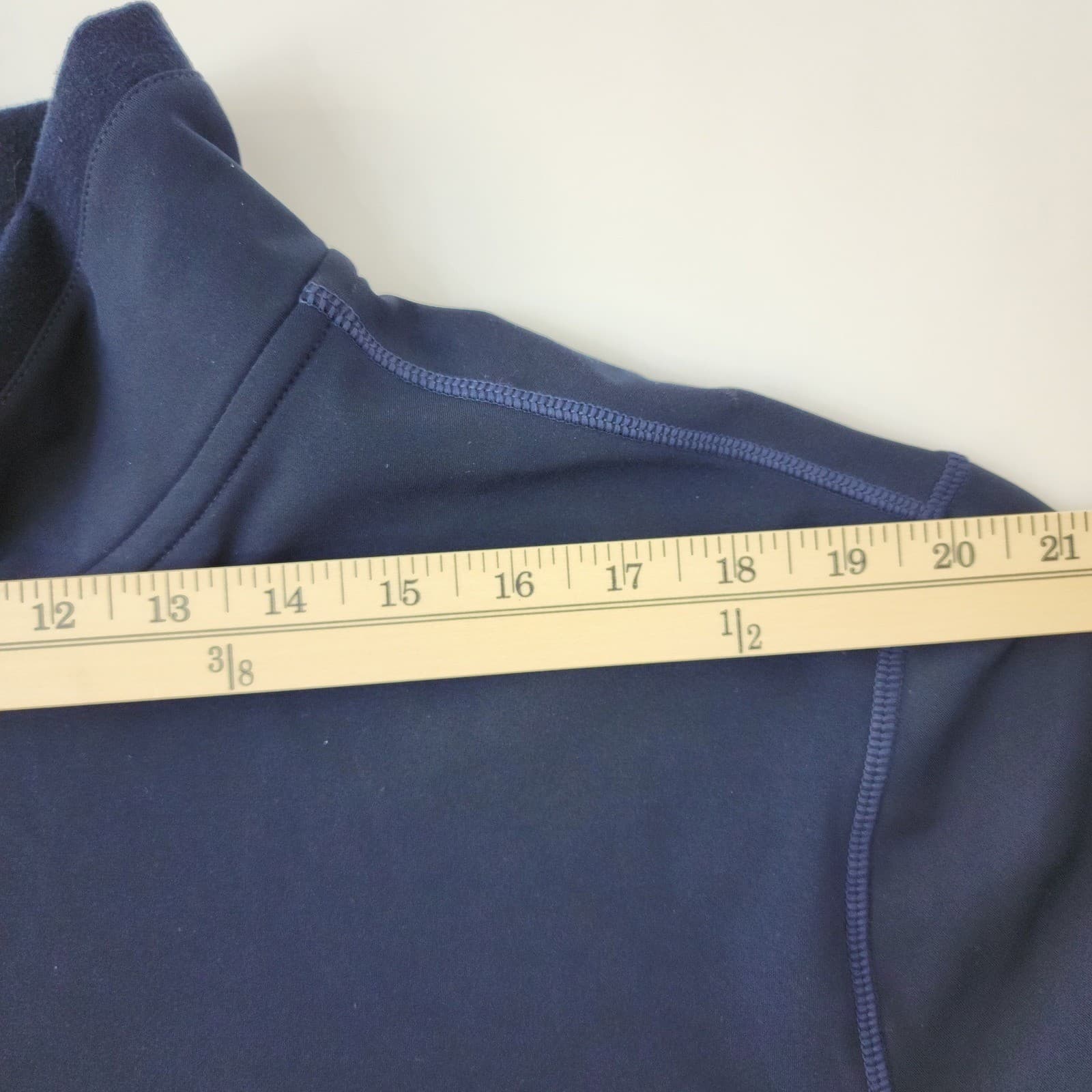 32 Degrees Heat Mens XL Navy Blue Quarter Zip Pullover Long Sleeve Base Layer - Thumbnail 5