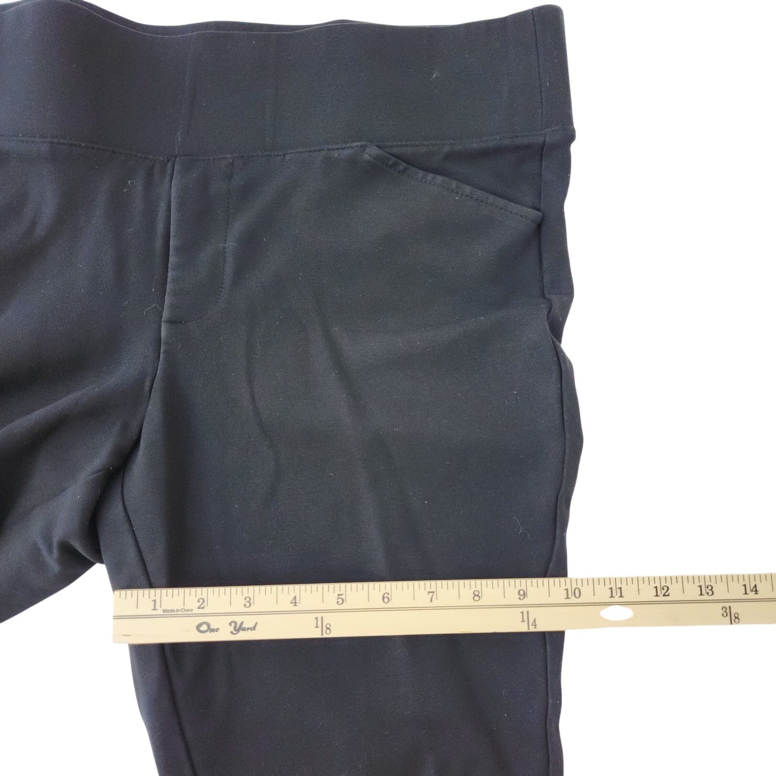 Torrid Pixie Black Pull On Tapered Leg Ponte Pants Plus Size 2R 2X Regular - Thumbnail 3