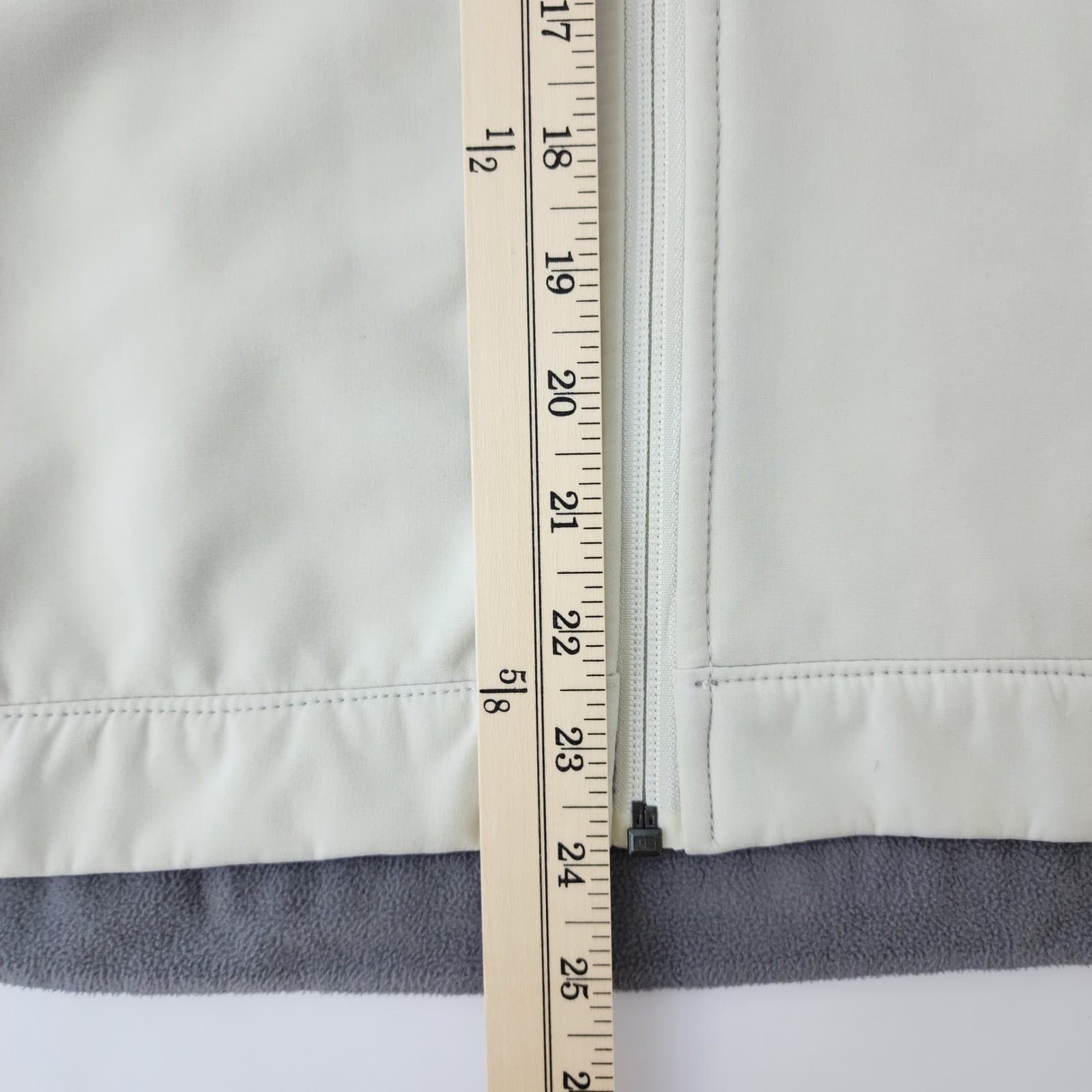 Northern Vibe Whistler Canada Mens XL Softshell Jacket Cream Fleece Lined Zip - Thumbnail 12